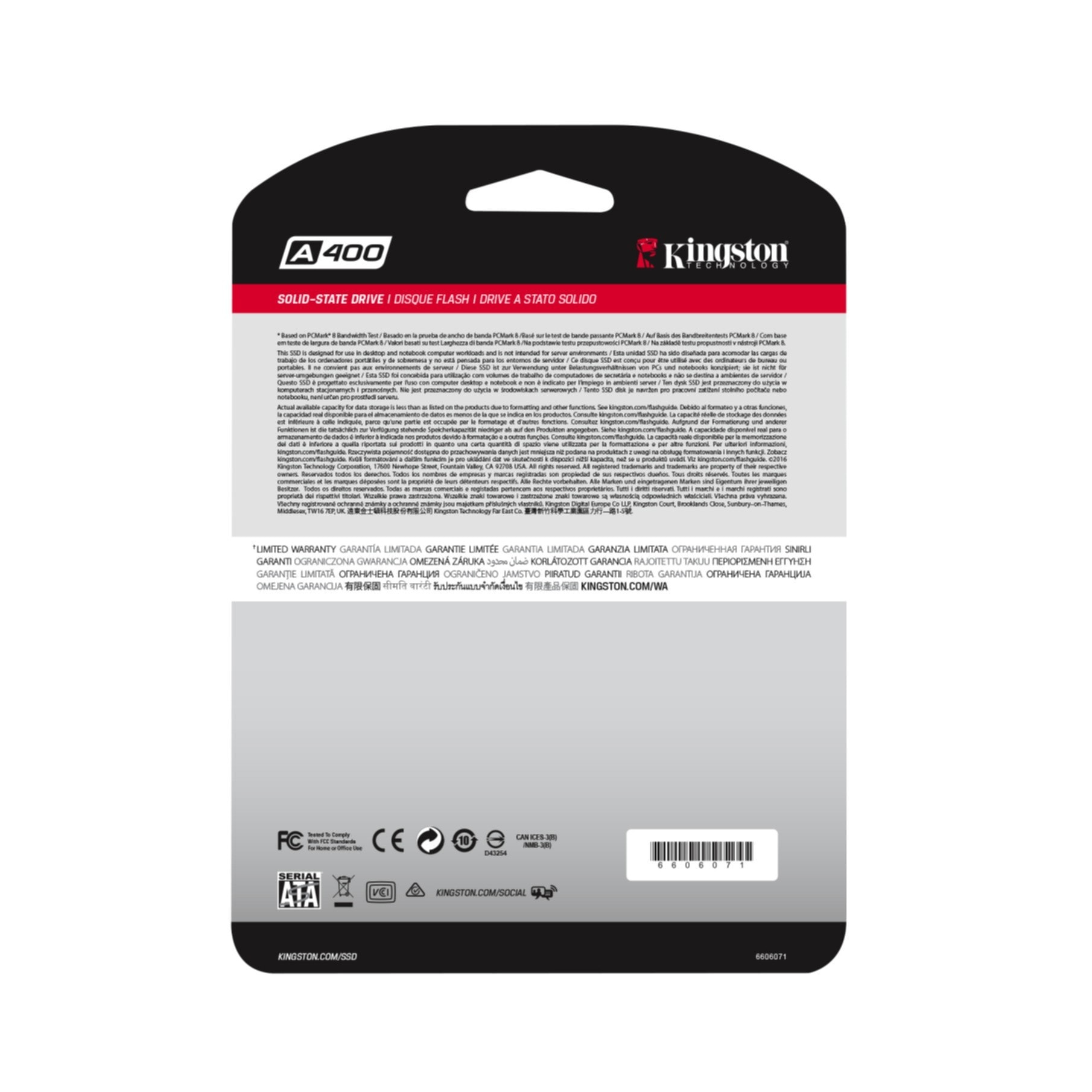 Kingston interne SSD »A400 480GB« 2,5 480 GB Anschluss SATA III