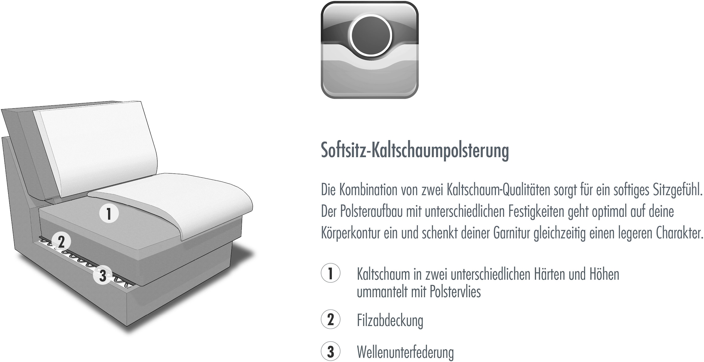 Die PlanBar Ecksofa »MP-IN24031« SoftSitz-Kaltschaumpolsterung, wahlweise mit motorischer Vorziehbank