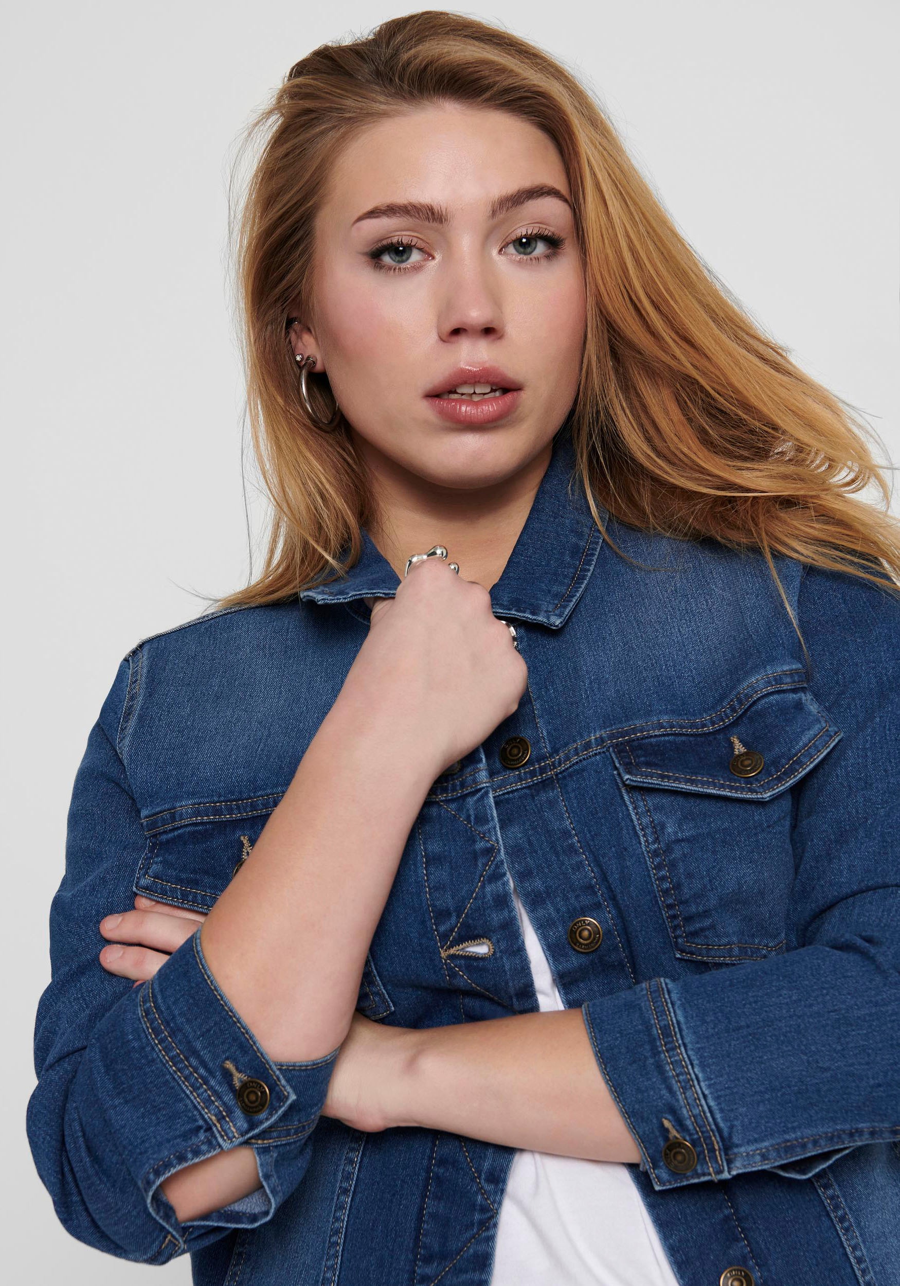 ONLY CARMAKOMA Jeansjacke »CARWESPA LS JACKET«