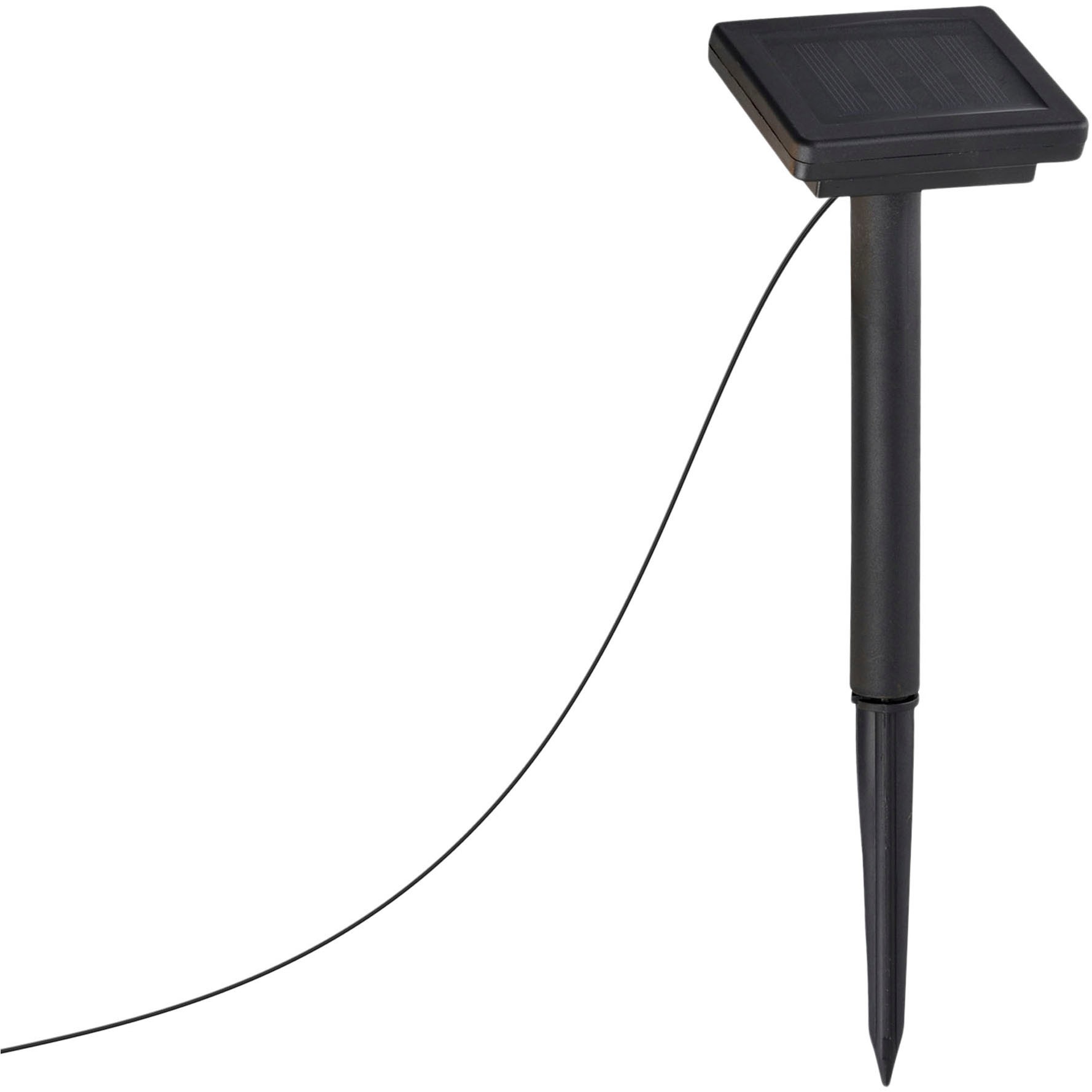 näve LED-Lichterkette »Linda« 10 Stk.-flammig Solar, 10 Glühbirnen klar, RGB-LED, Dämmerungssensor, Zuleitung 180cm