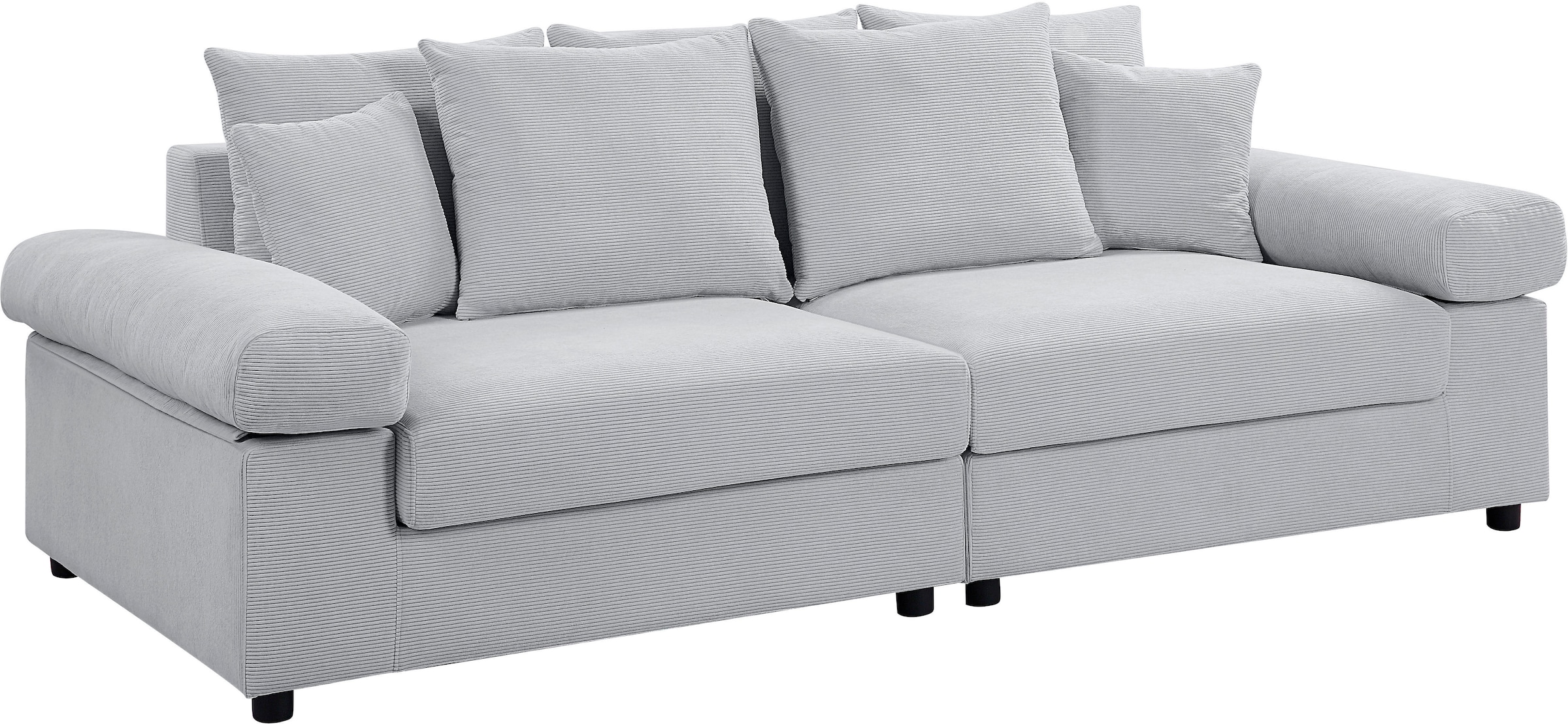 ATLANTIC home collection Raten bestellen XXL-Sitzfläche, im Raum stellbar Big-Sofa »Bjoern«, Federkern, mit Cord-Bezug, auf frei mit