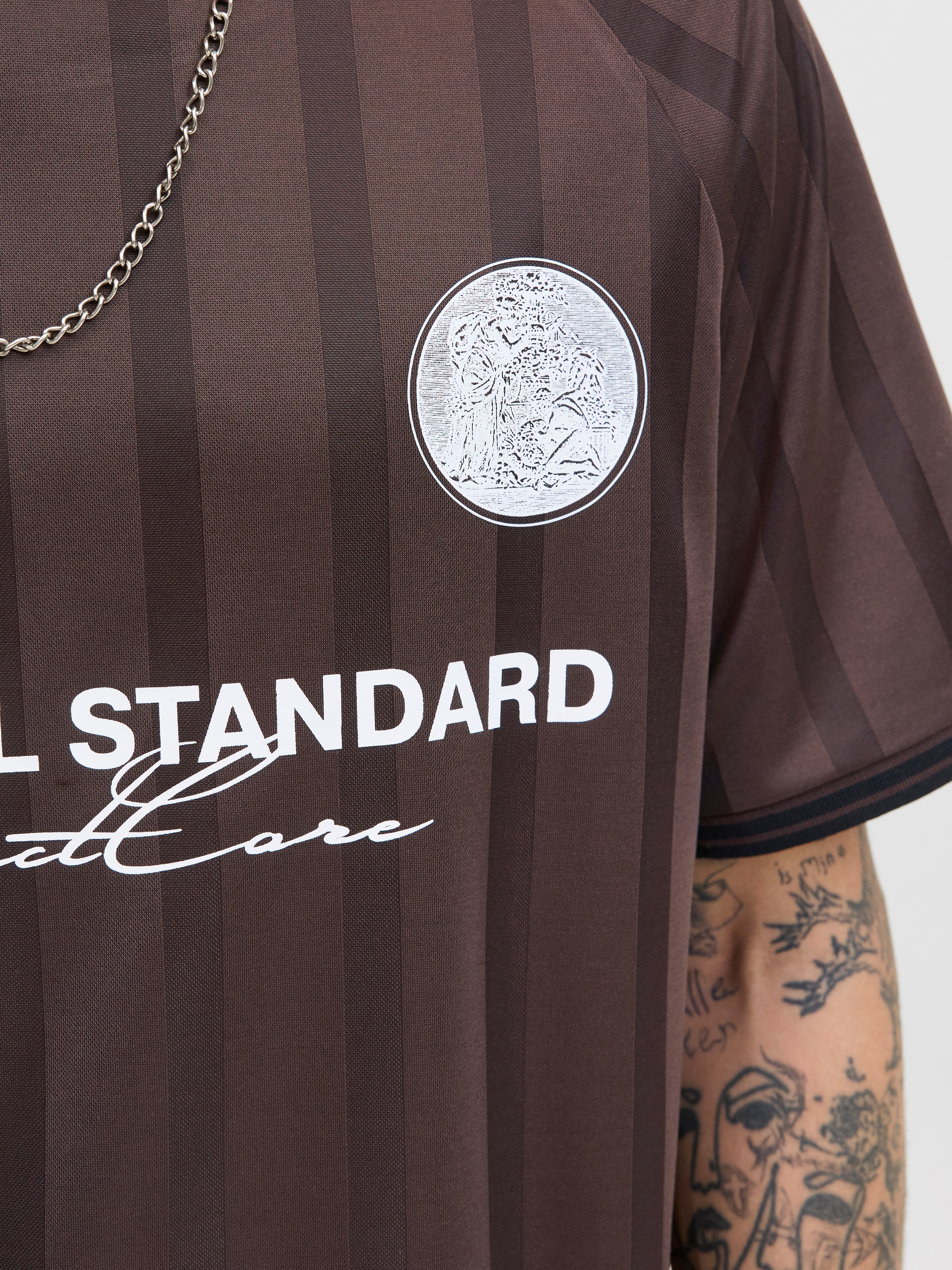 Jack & Jones Trainingsshirt »JCOCOVER RETRO FOOTBALL TEE SS LN«