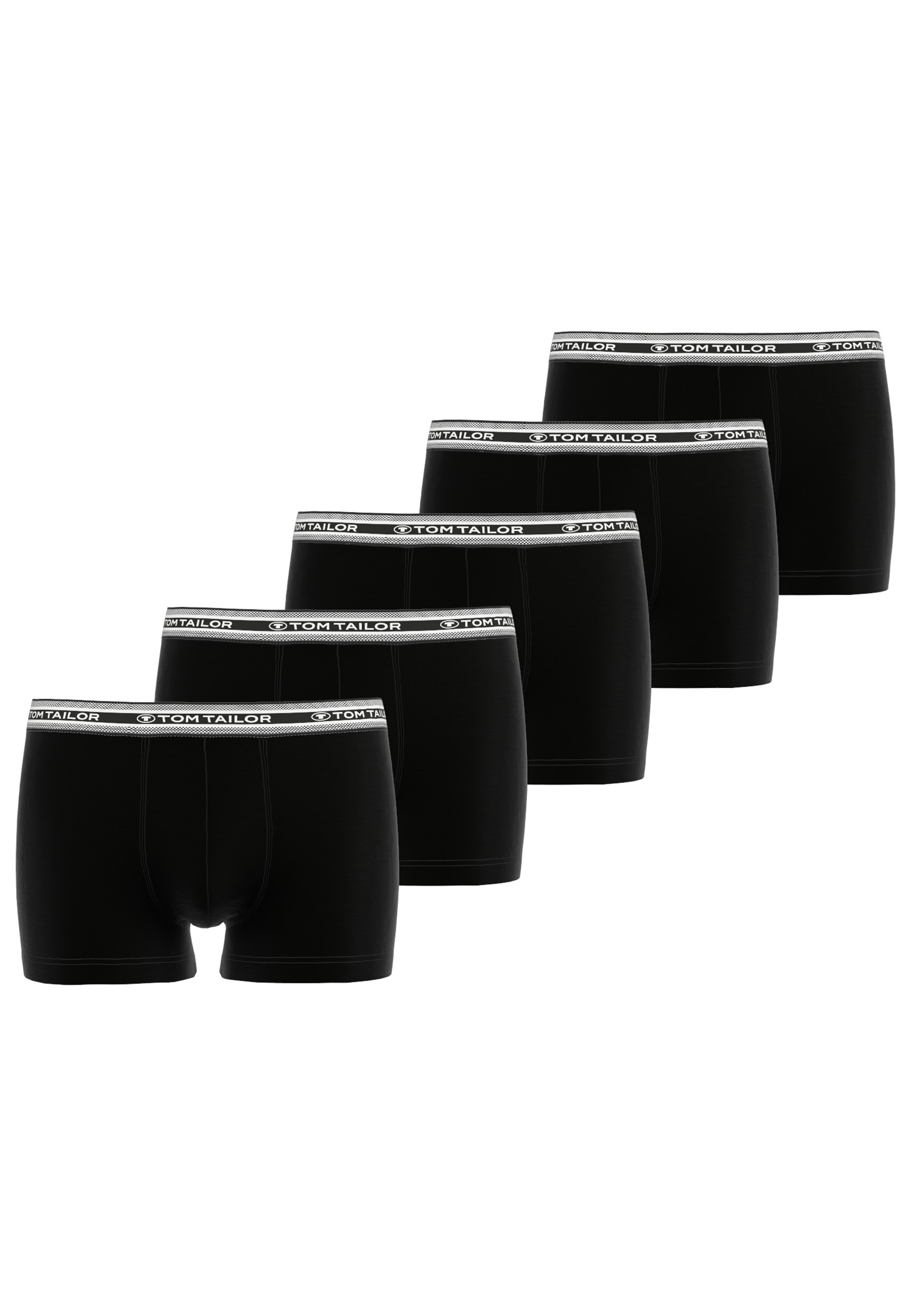 TOM TAILOR Boxershorts »Buffer«, (5 St.), mit schönem Logobund