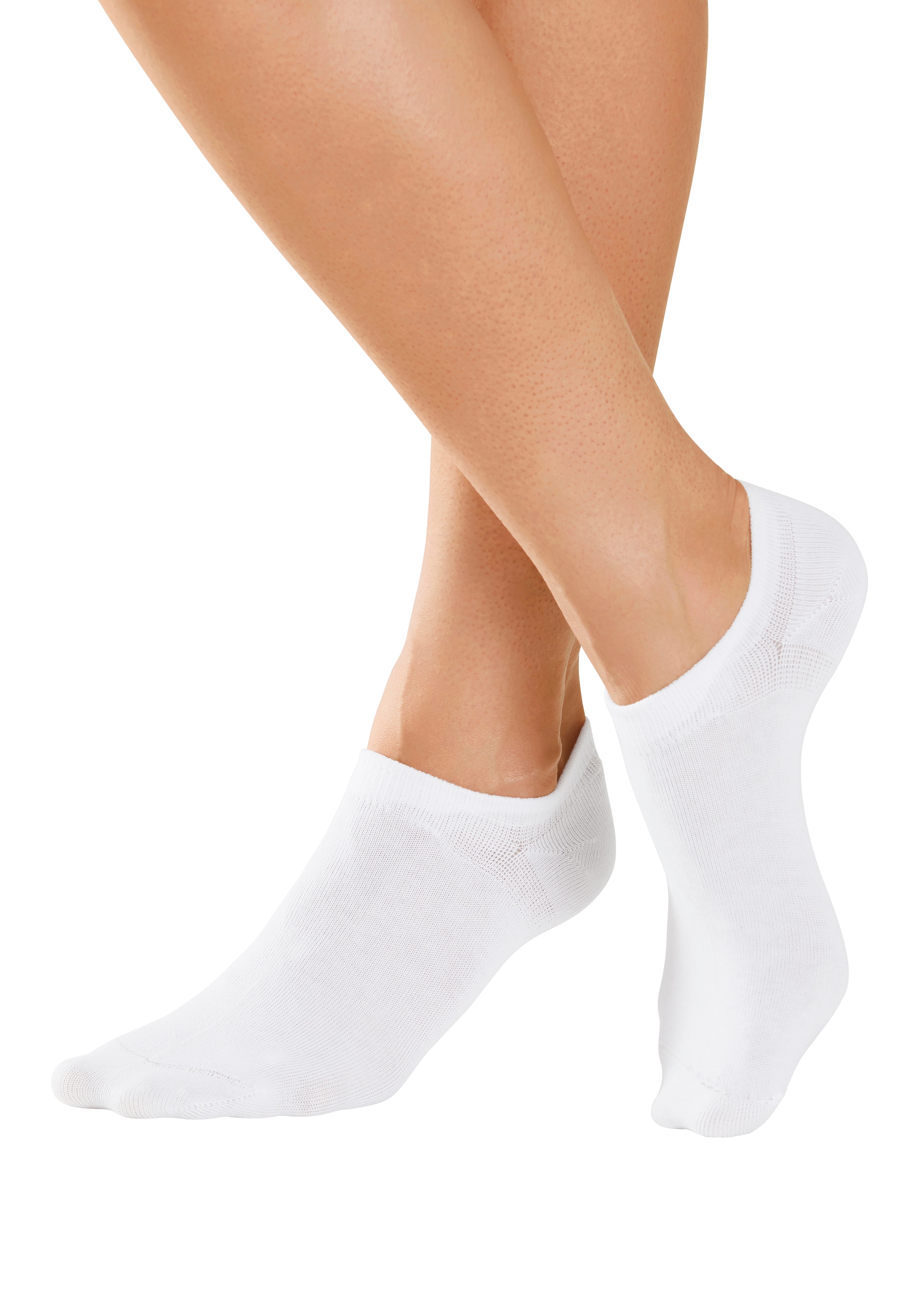 H.I.S Sneakersocken »Damen Herren Unsichtbare Sneaker Socken, Loafer Socken« Packung, 6 Paar tlg. mit besonders kurzem Schaft