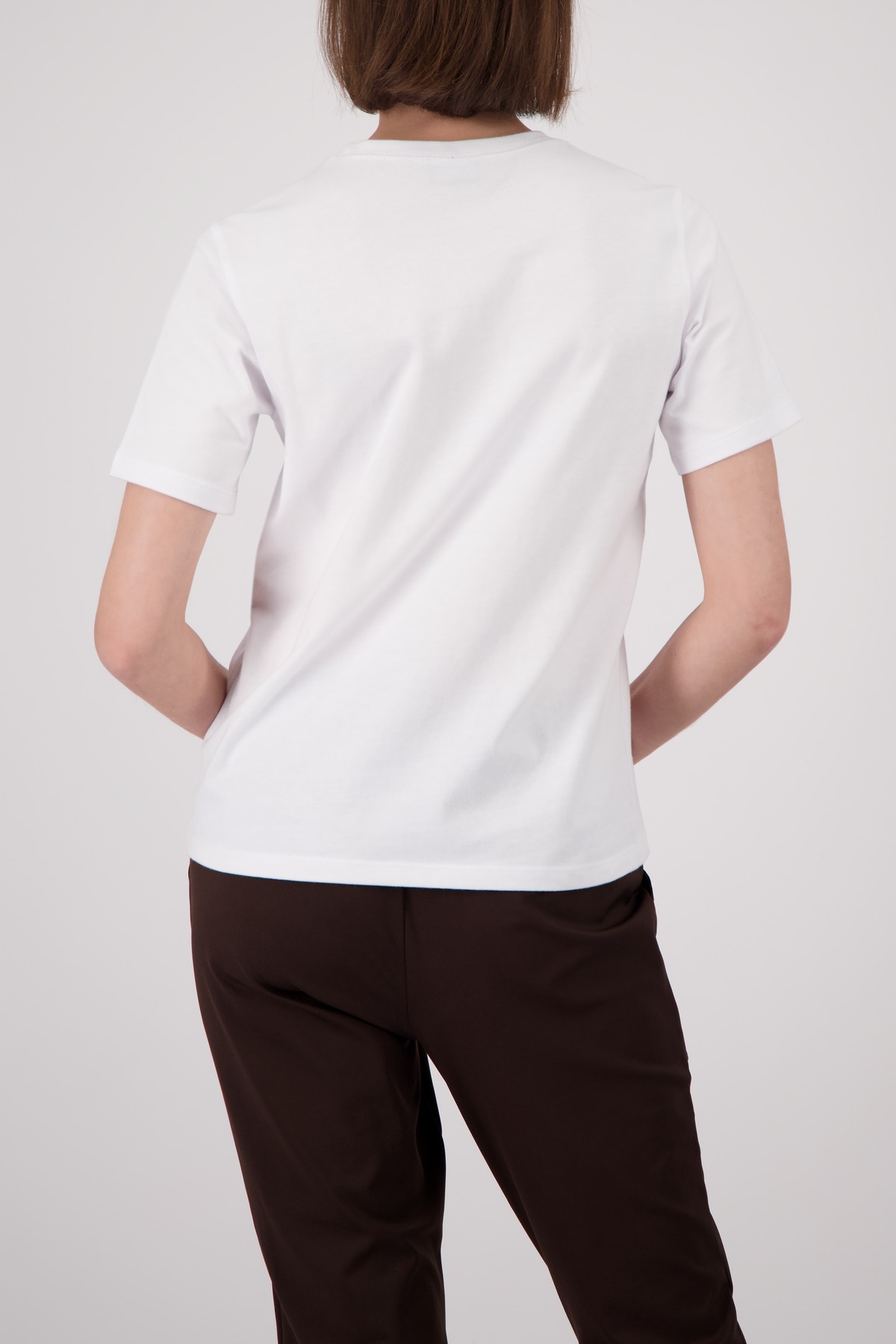 Monari Rundhalsshirt »Shirt Espresso« mit Frontprint