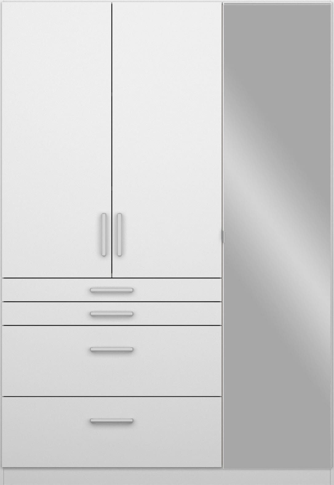 rauch Drehtürenschrank »Kleiderschrank Schrank Garderobe Garderobenschrank Topseller HOMBURG« mit Spiegel, oberer Schubkasten mit Einteilung MADE IN GERMANY