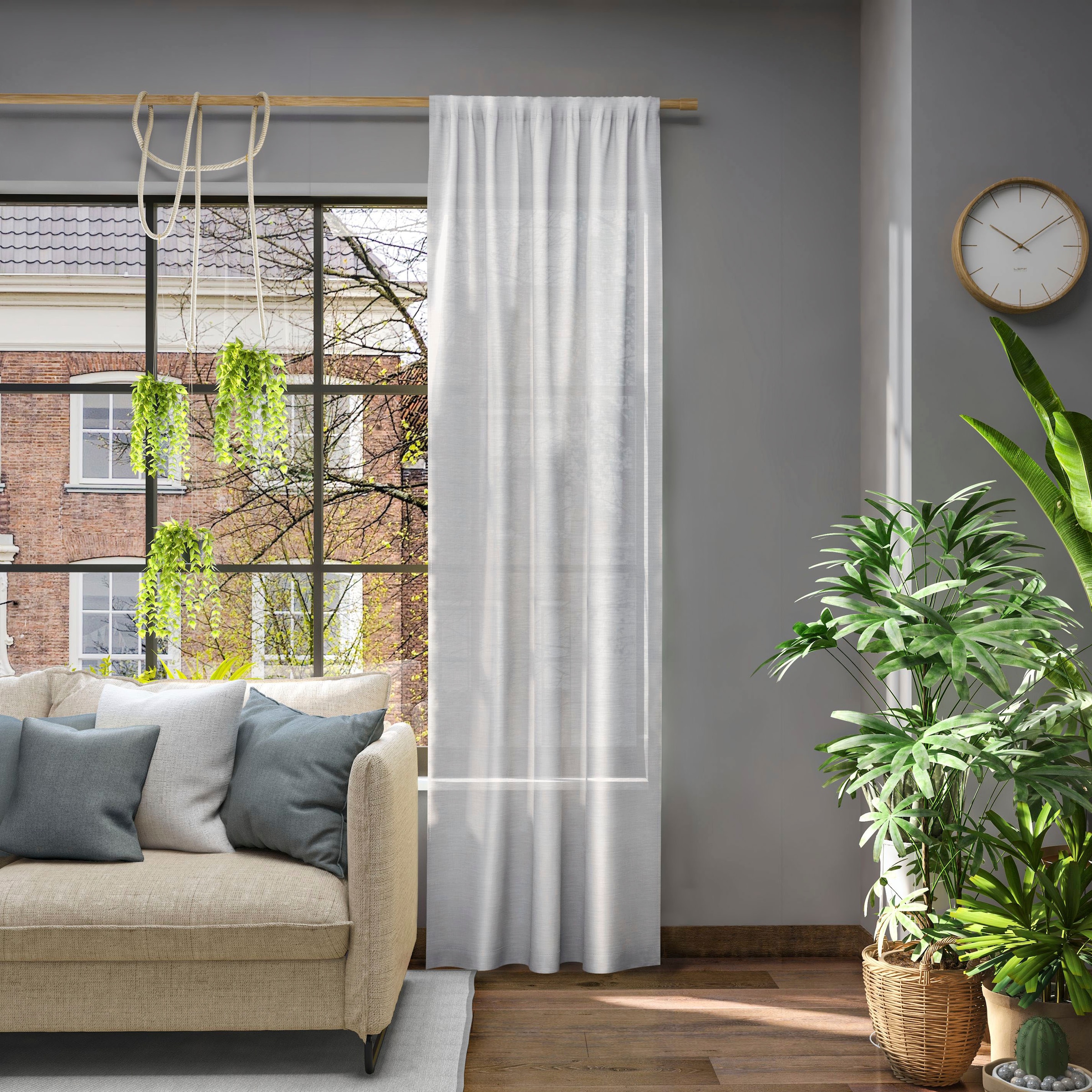 Neutex for you! Vorhang »Libre-ECO« Stangendurchzug 1 Stk. tlg.
