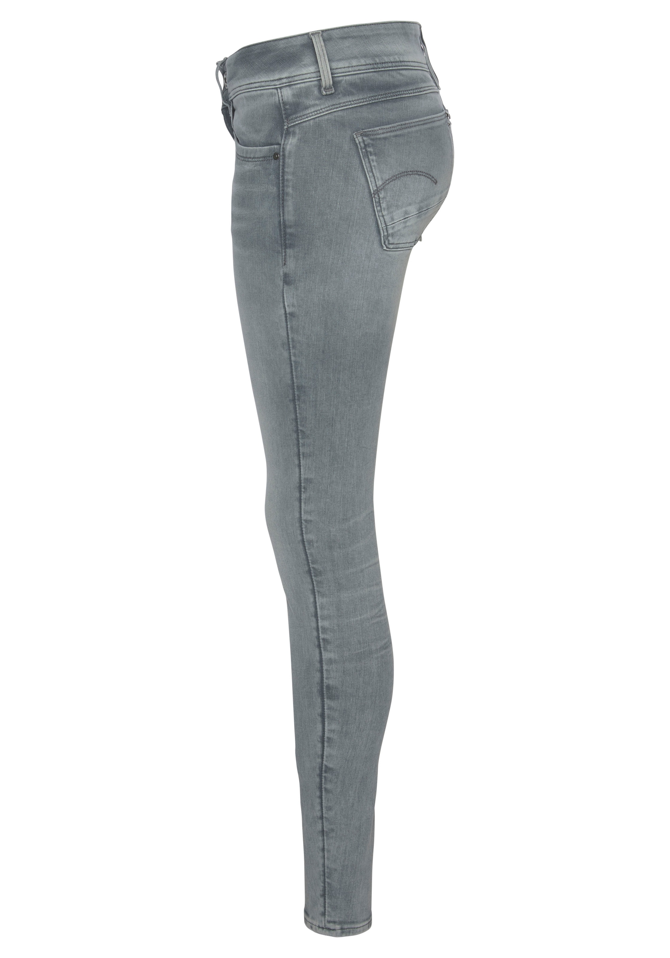 G-STAR Skinny-fit-Jeans »Mid Waist Skinny«, mit Elasthan-Anteil