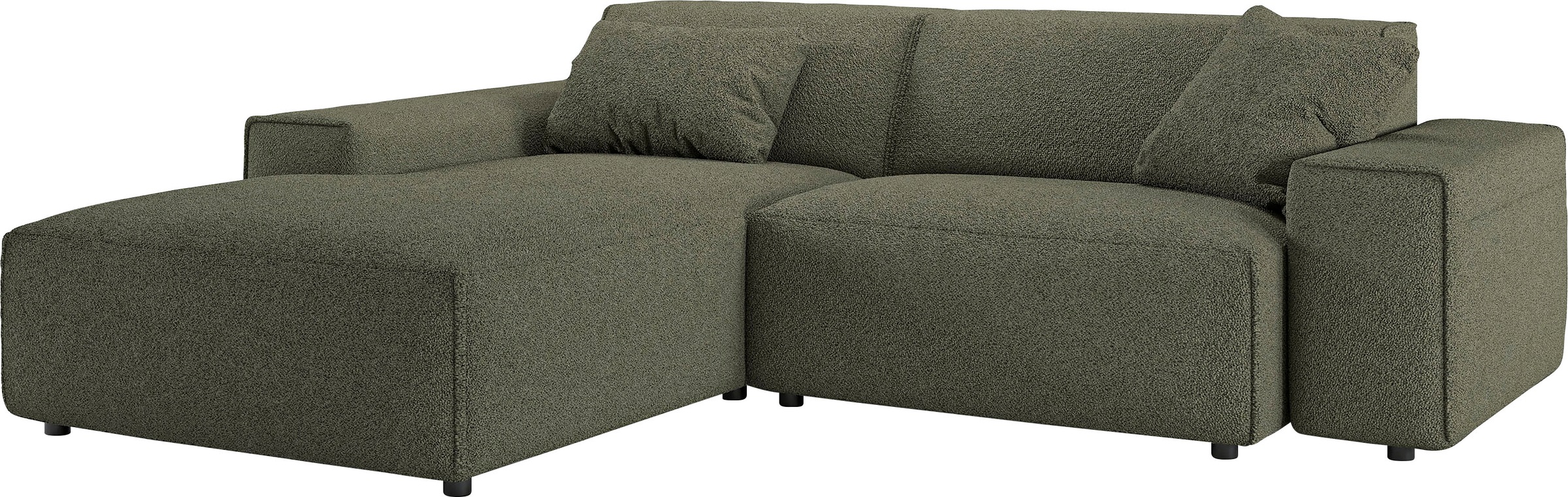 andas Ecksofa »Glimminge L-Form auch in Breitcord, Feincord + Easy care-Bezug,«, Breite 234, Zierkissen