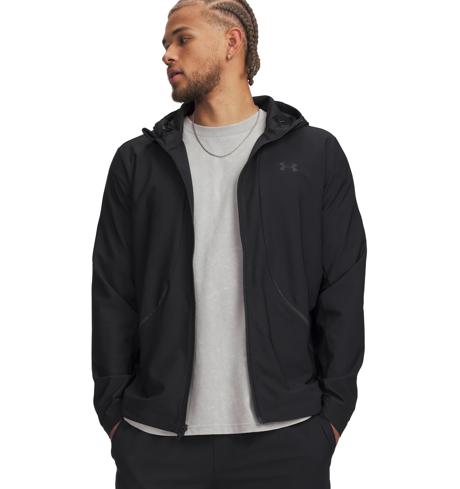 Under Armour® Trainingsjacke »UA UNSTOPPABLE WOVEN JACKET« wasserabweisend, mit UA Storm Technologie, aus Polyester und Elasthan