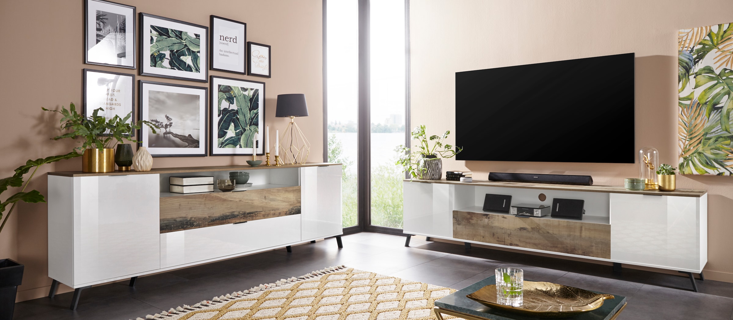 INOSIGN Lowboard »CASANOVATV-Board, TV-Schrank«, Breite ca. 220 cm