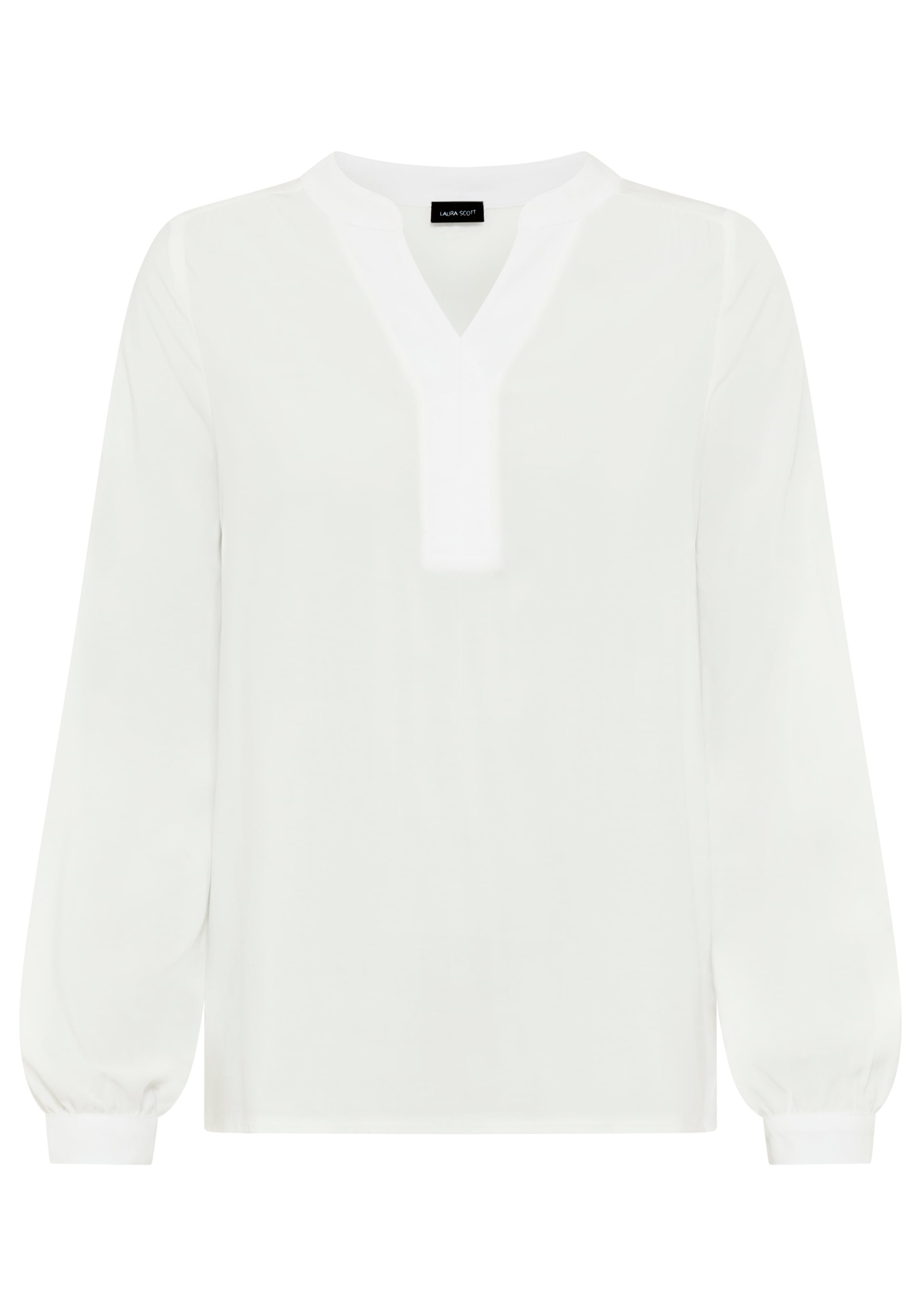 Laura Scott Schlupfbluse für Casualmode und Streetwear, aus Viskose, unifarbene Optik