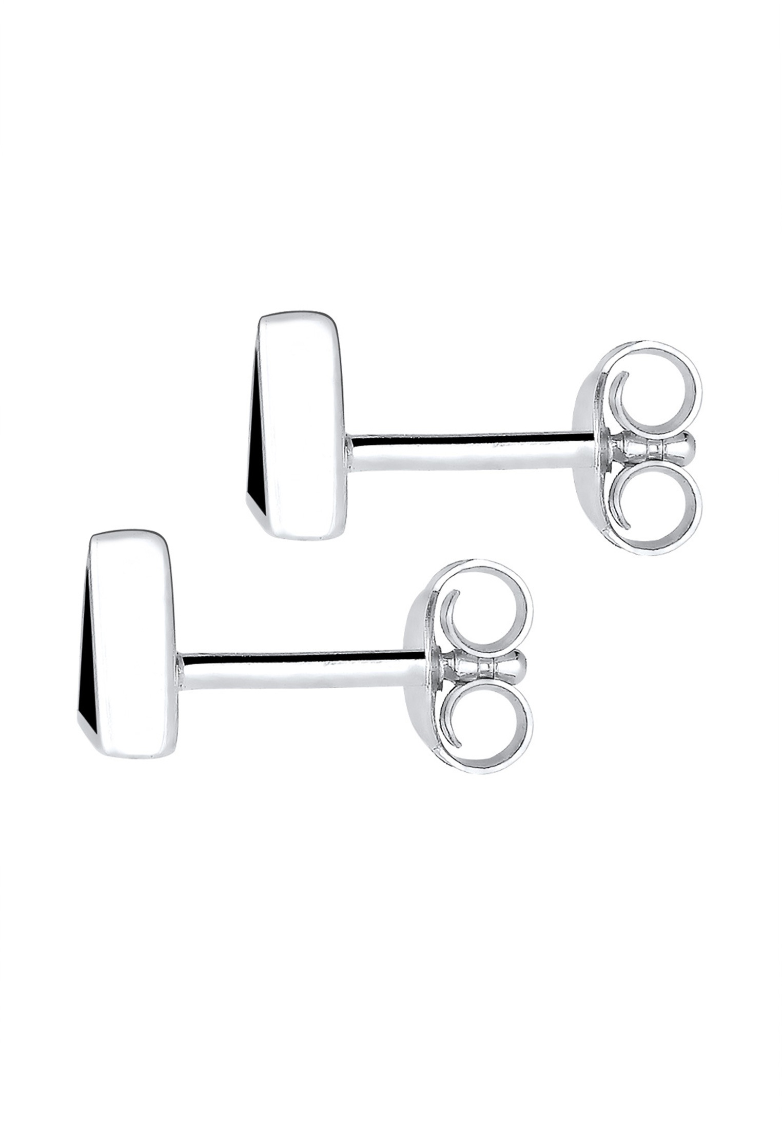 Elli Paar Ohrstecker »Ohrringe Dreieck Geo Basic Trend Emaille 925 Silber«
