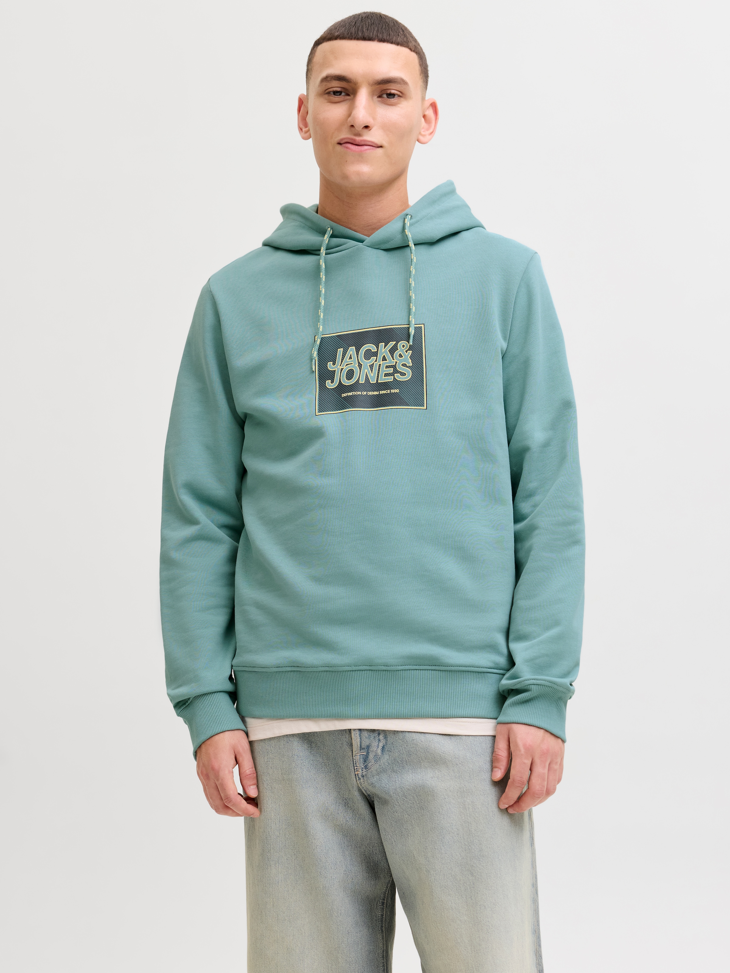 Jack & Jones Kapuzensweatshirt »JJRAIN SWEAT HOOD UNB«

