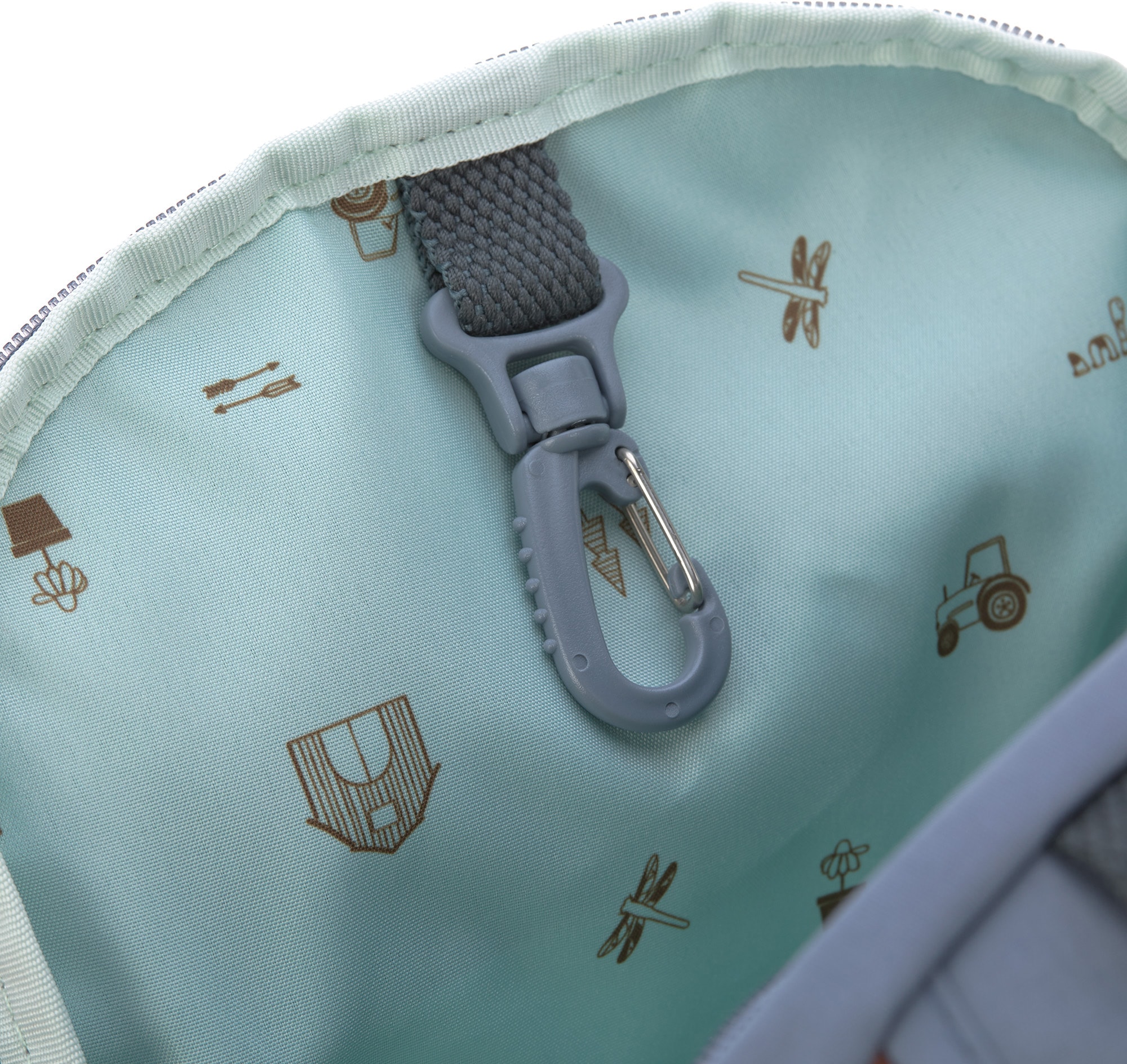 LÄSSIG Kinderrucksack »Adventure, Tractor, Mini Backpack«, Floureszierende Flächen, PETA-approved vegan