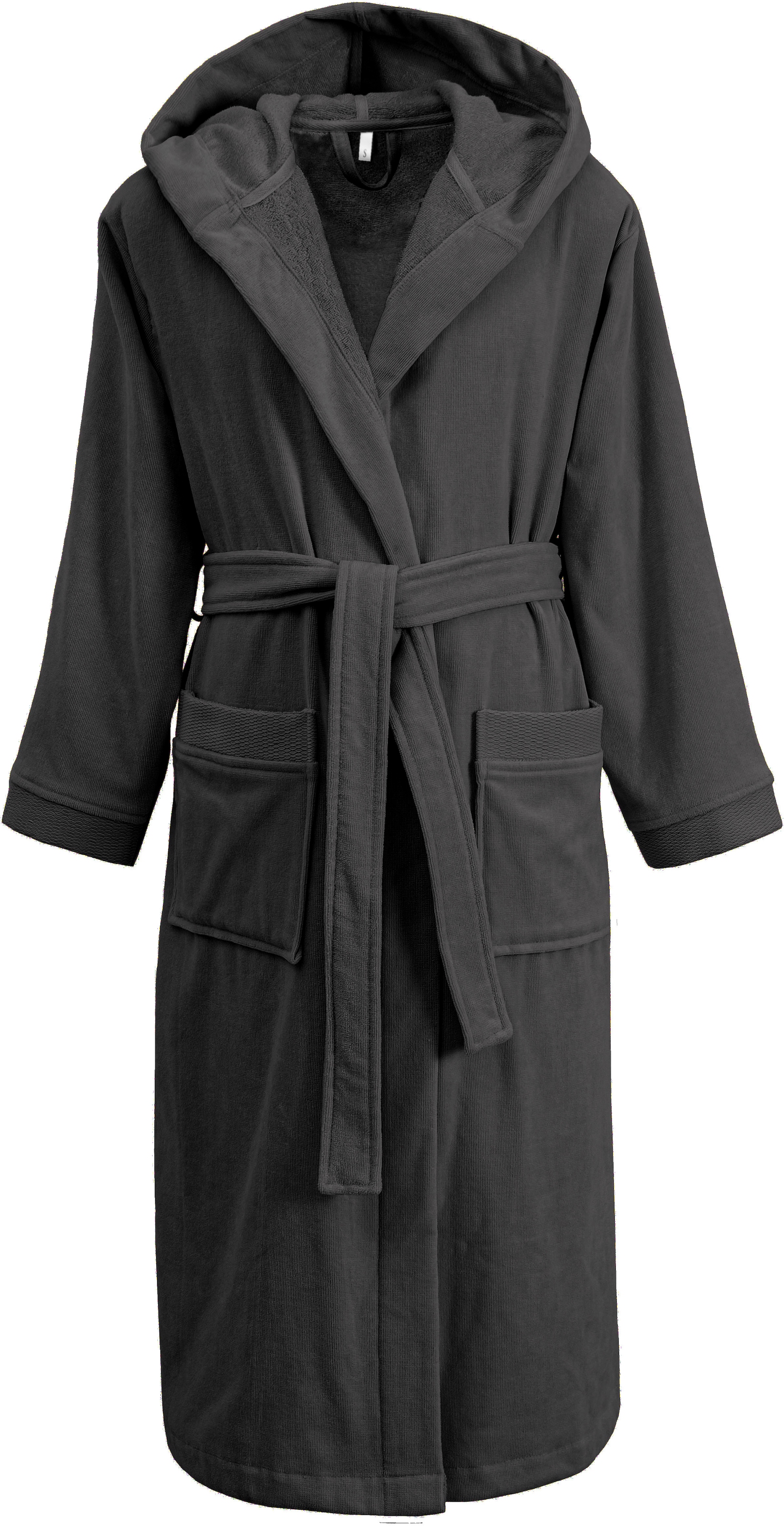 OTTO home Unisex-Bademantel »Fenya, 330 g/m², ideal für Sauna & Spa, Hotelbademantel, Morgenmantel«, (1 St.), Reißverschlusstaschen, weich mit GRATIS-Zugabe: 1x Duschtuch 70x140 cm