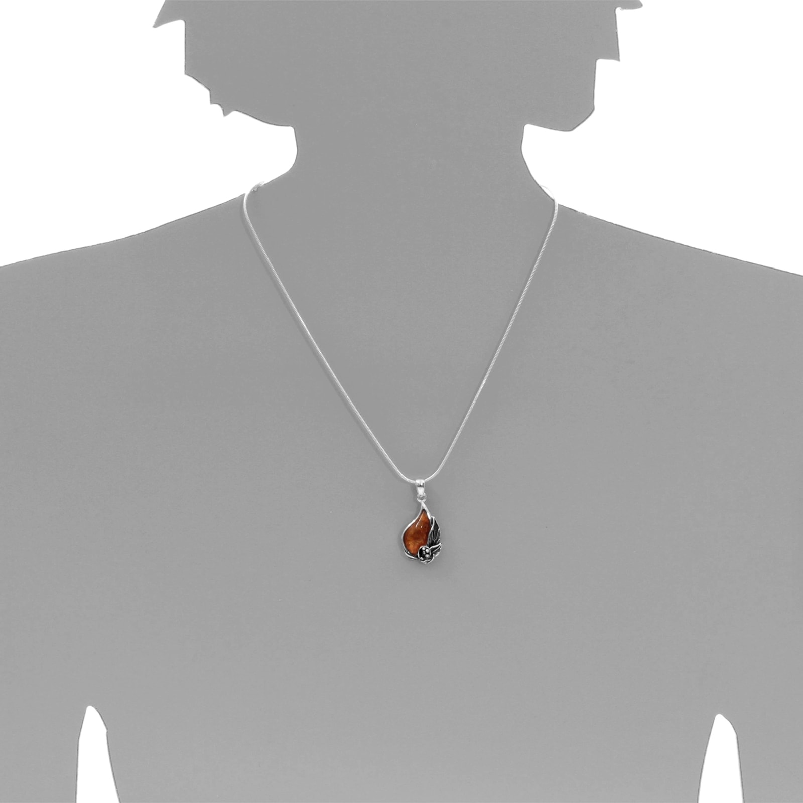 OSTSEE-SCHMUCK Kettenanhänger »- Jana 35 - Silber 925/000 - Bernstein«