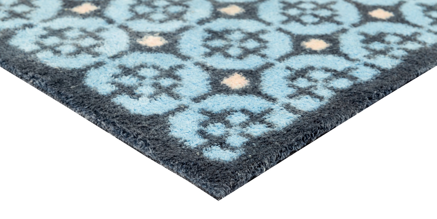 Turtle Mat Fußmatte »Parterre Blue« rechteckig 9 mm Höhe