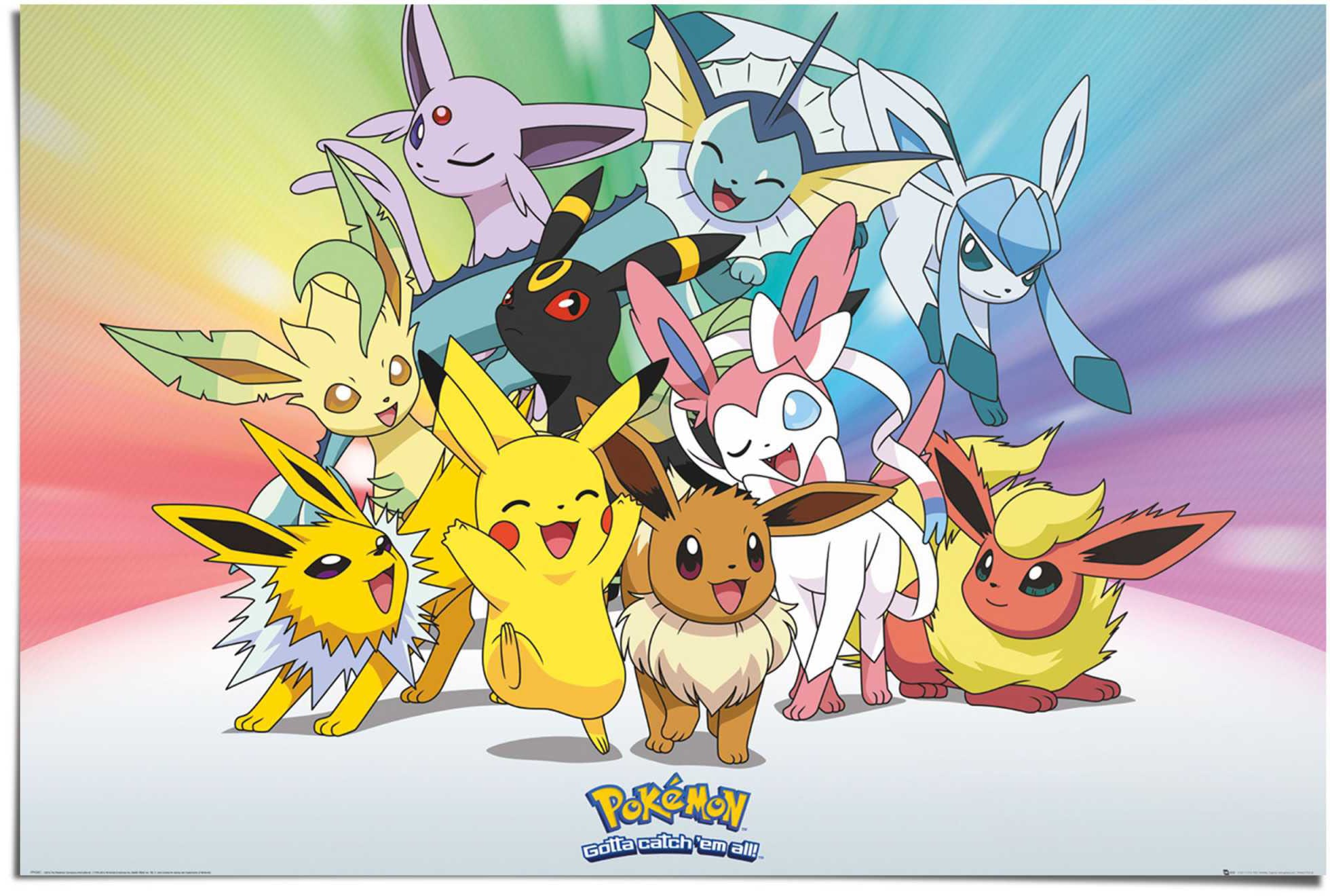 Reinders! Poster »Poster Pokemon« 1 Stk. tlg.