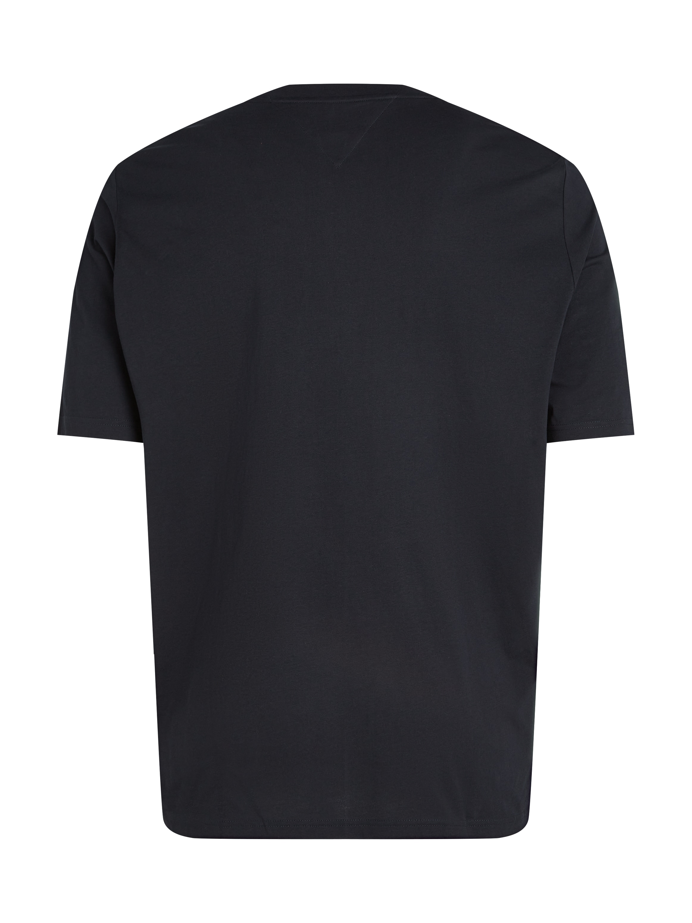 Tommy Hilfiger Big & Tall T-Shirt »BT-HILFIGER CENTER STACK TEE-B«, Große Größen, mit mehrfarbigen Print