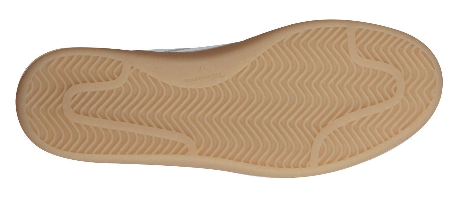 Tamaris Plateausneaker, Freizeitschuh, Halbschuh, Schnürschuh mit gepolstertem Schaftrand