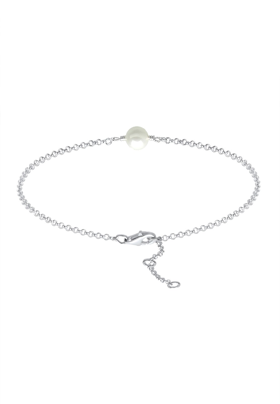Elli Fußkette »Fußschmuck Perle 925 Sterling Silber«