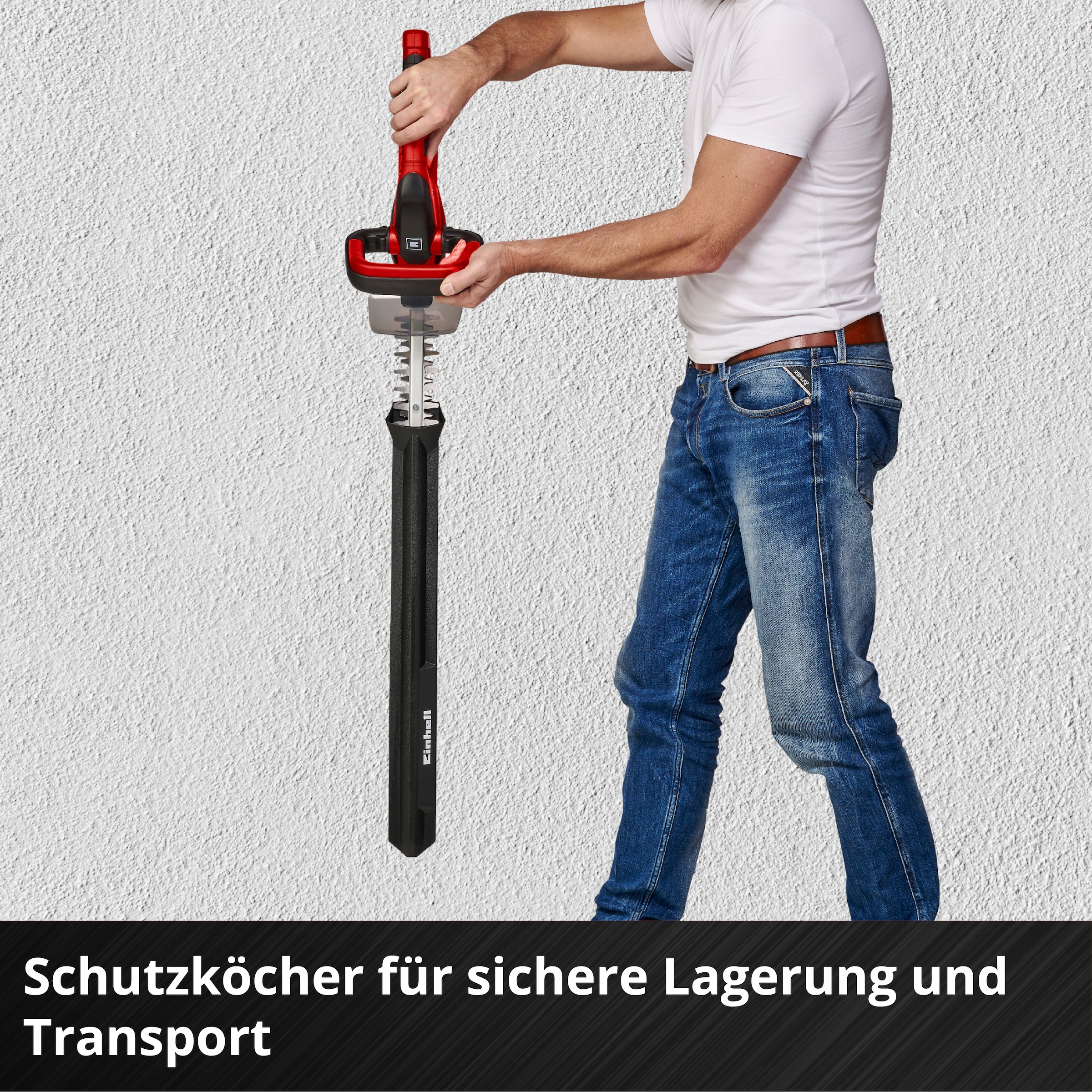 Einhell Akku-Heckenschere »GC-CH 1855/1 Li Kit«, (Set), mit Akku 18V/2,5 Ah und Schnellladegerät