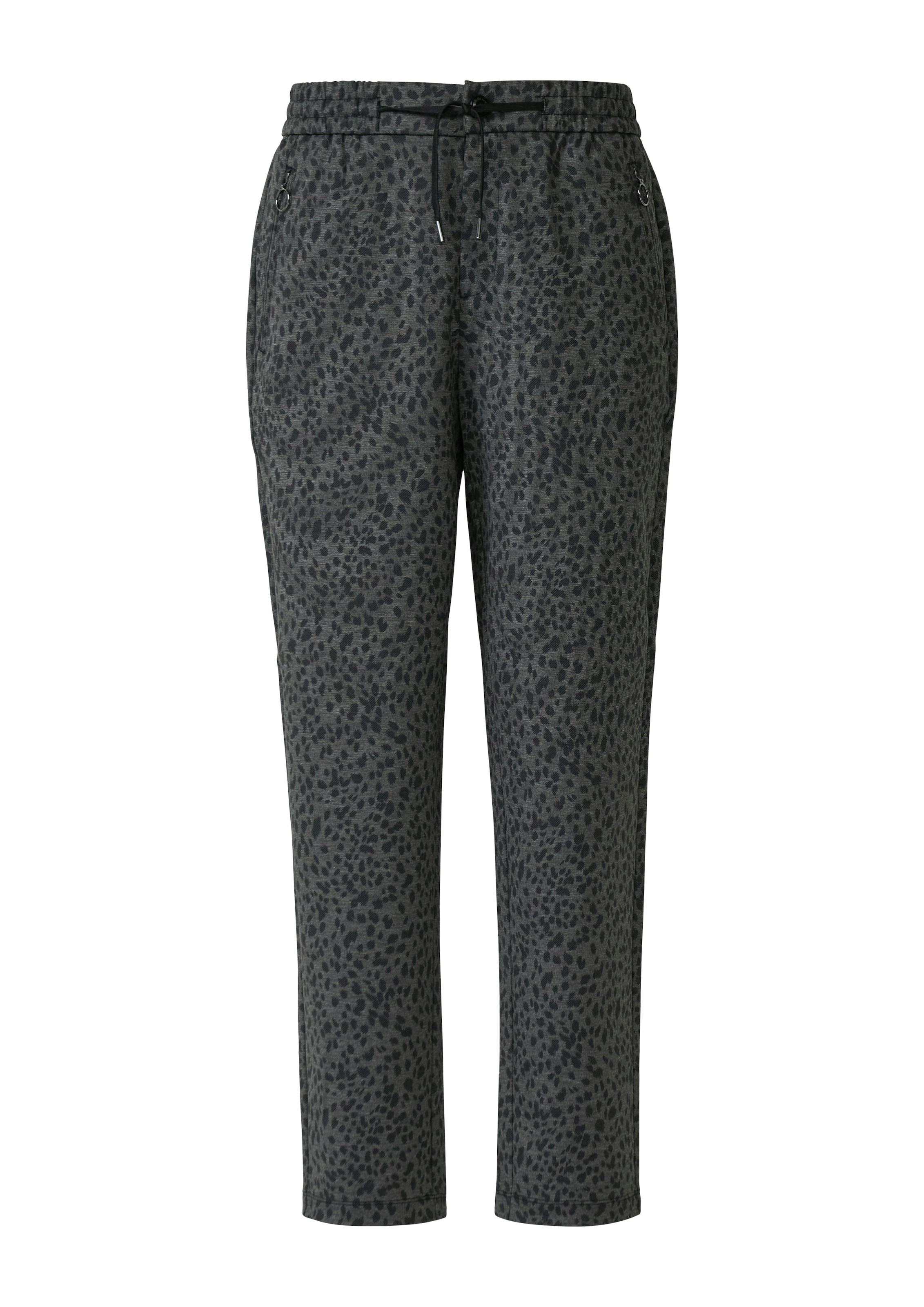 s.Oliver Stoffhose  mit Leo-Print