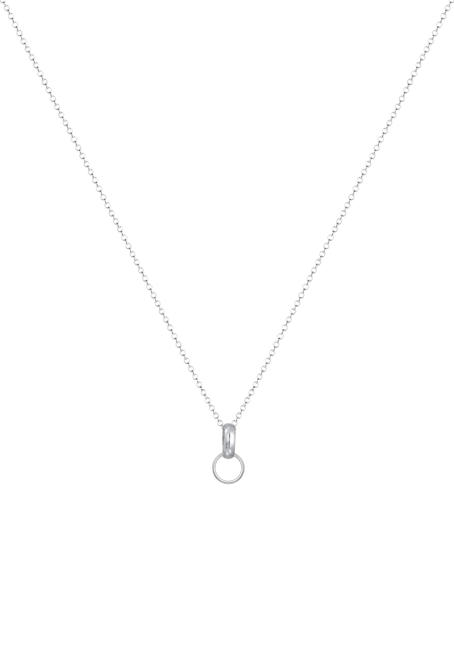 Nenalina Kette mit Anhänger »Halskette Charm Kette mit Carrier 925 Silber«