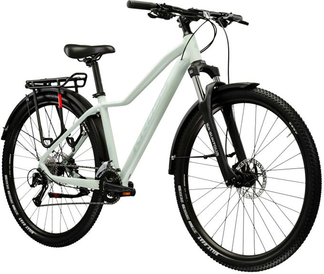 Kross Mountainbike »Damen Hardtail Lea 4.0 EQ«, 16 Gang, Shimano, ACERA M3020 Schaltwerk, Kettenschaltung