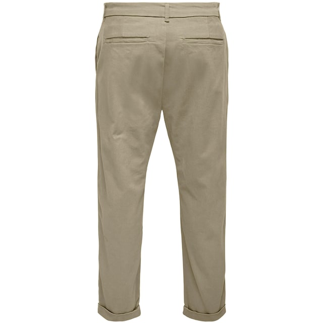ONLY & SONS Chinohose »OS ONSKENT CROPPED CHINO« bei ♕