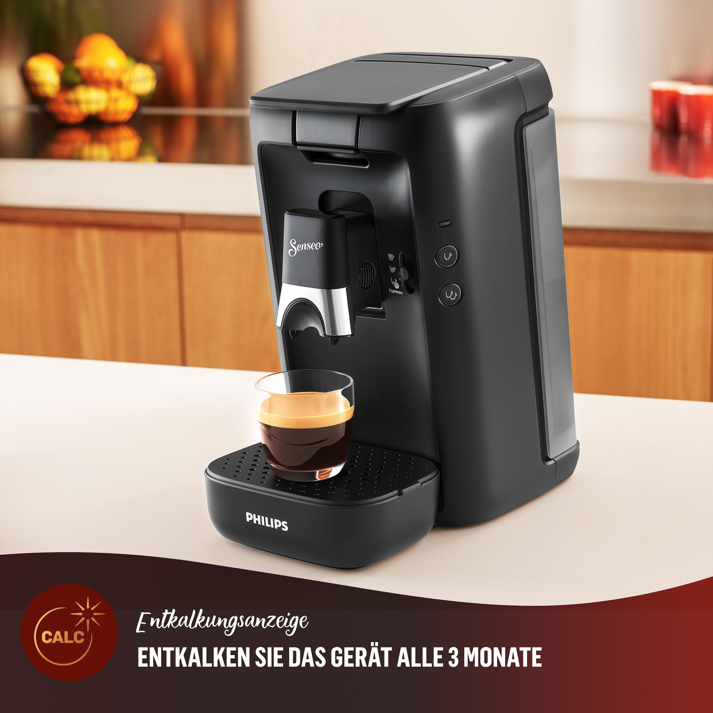 Philips Senseo Kaffeepadmaschine »Maestro CSA260/60, mit drei Kaffee-Einstellungen«, aus 80% rec. Plastik, Memo-Funktion, inkl. Gratis-Zugabe, Wert 14€ UVP