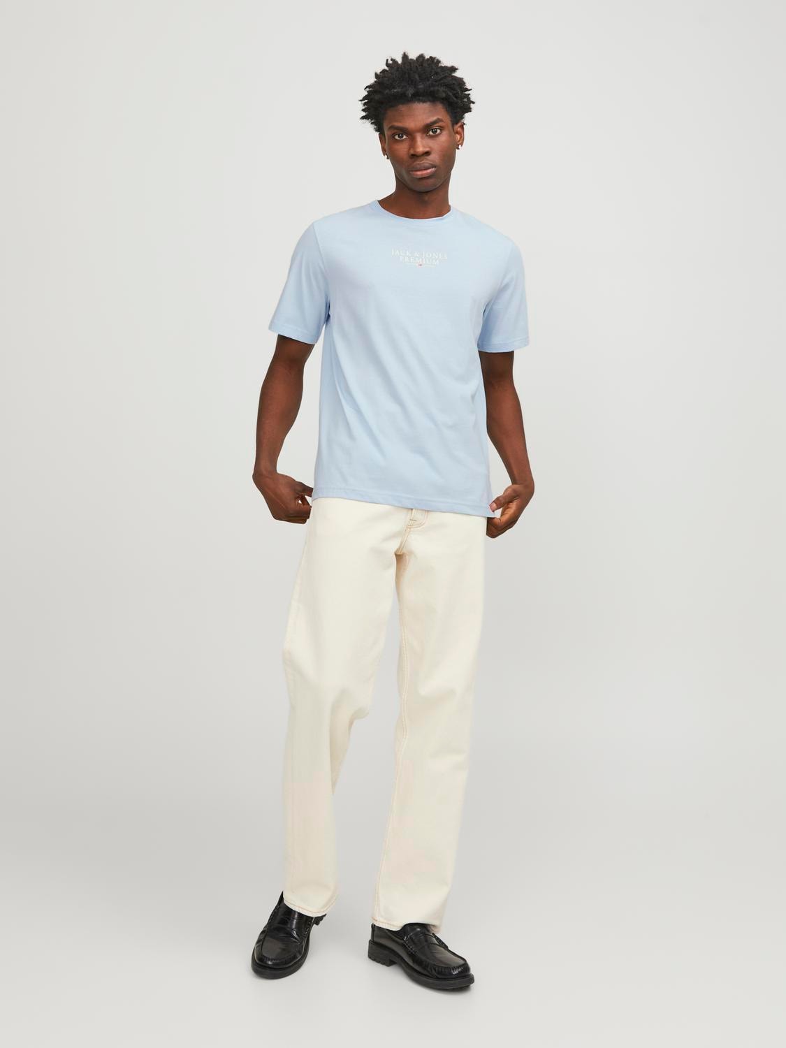 Jack & Jones Rundhalsshirt »JPRBLUARCHIE TEE CREW NECK«