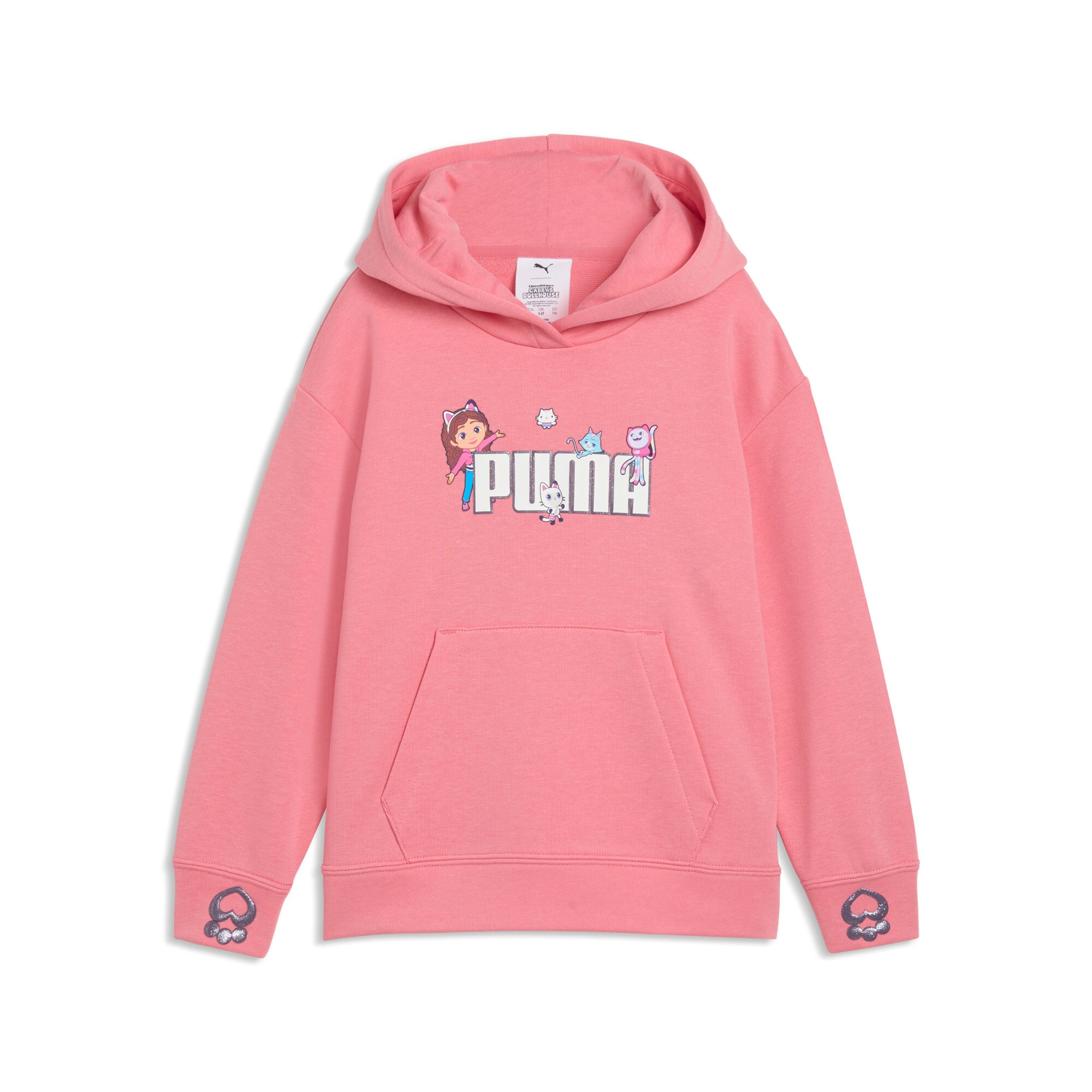 PUMA Kapuzensweatshirt »X GABBY'S DOLLHOUSE RELAXED GRAPHIC HOODIE TR«, entspannte Passform, mit Print-Applikation, aus Baumwollmischung
