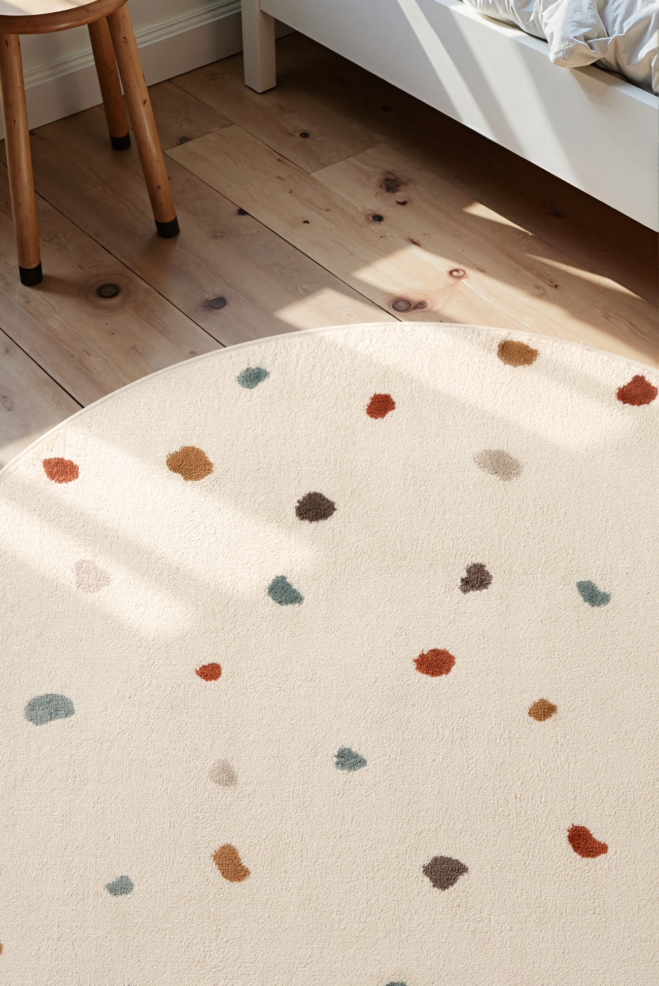 HANSE Home Kinderteppich »Funny Dots« rechteckig 8 mm Höhe Spielteppich, Kinderzimmer, Kurzflor, Spielunterlage, auch in rund