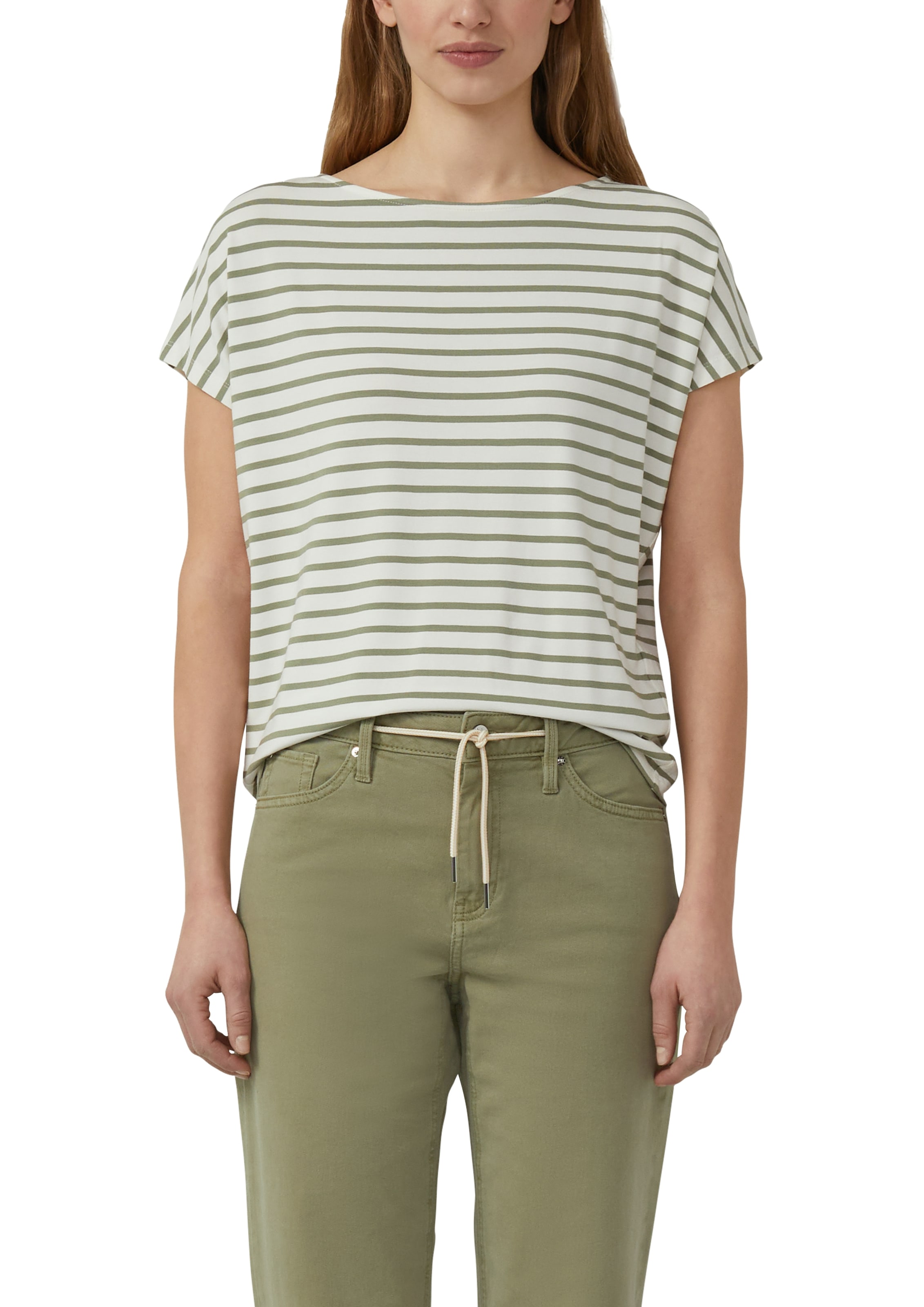 s.Oliver Kurzarmshirt Sommershirt mit grafischem Muster
