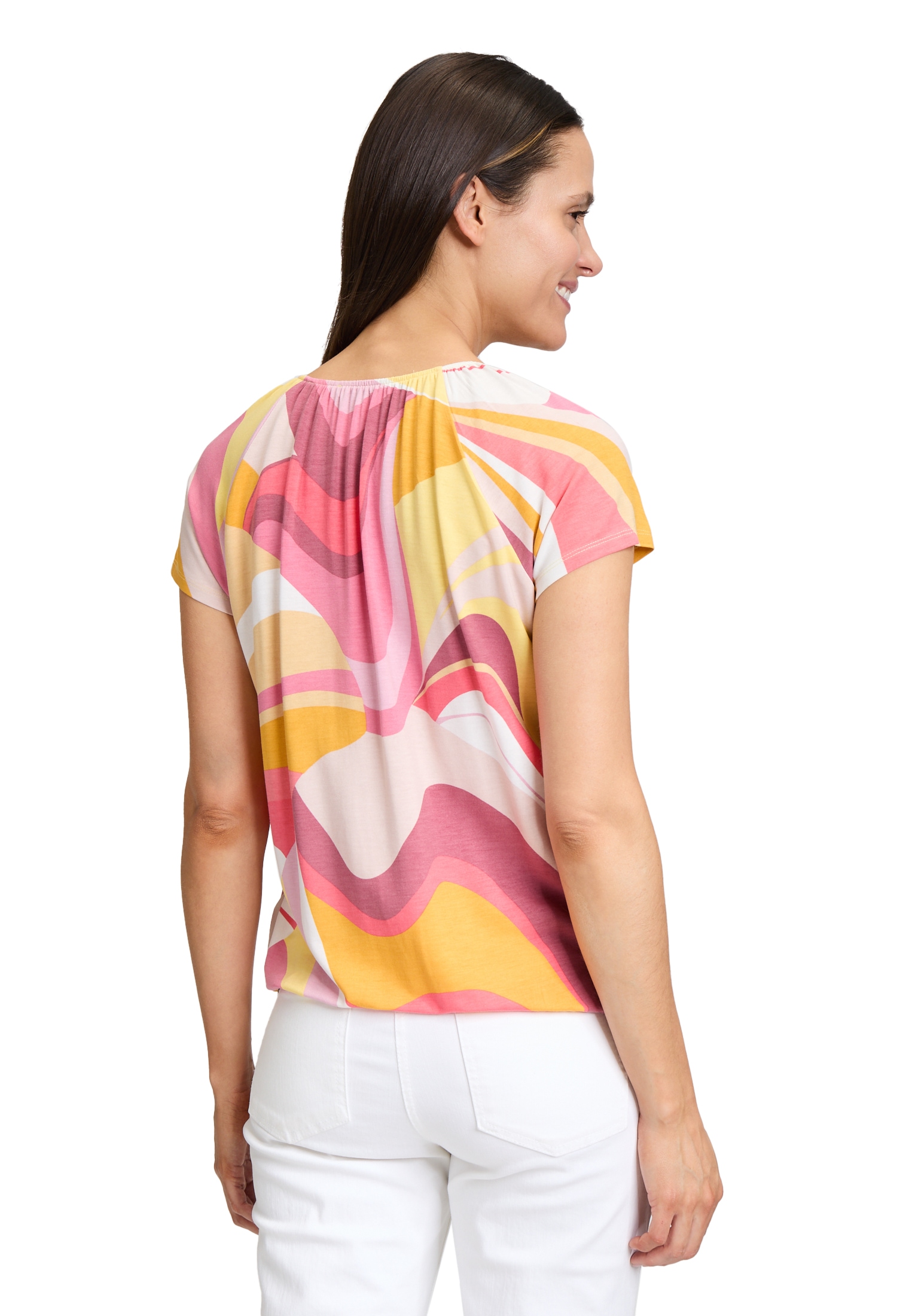 Betty Barclay T-Shirt »Printshirt mit Gummizug«