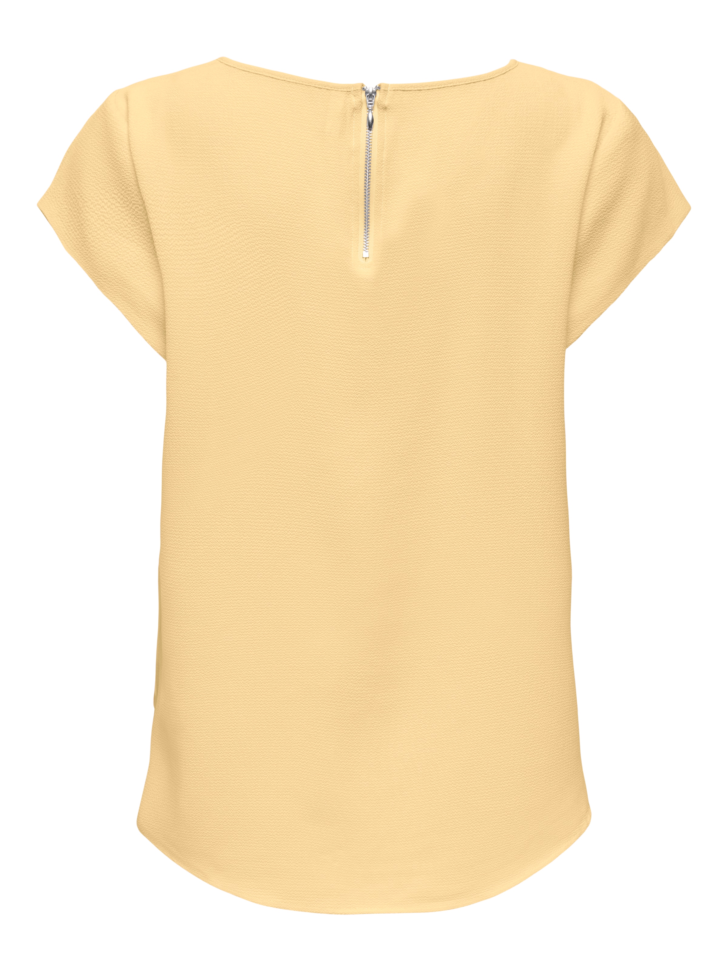 ONLY Kurzarmbluse »ONLVIC – feminines Blusenshirt in lockerer Form« Materialmix, regular fit