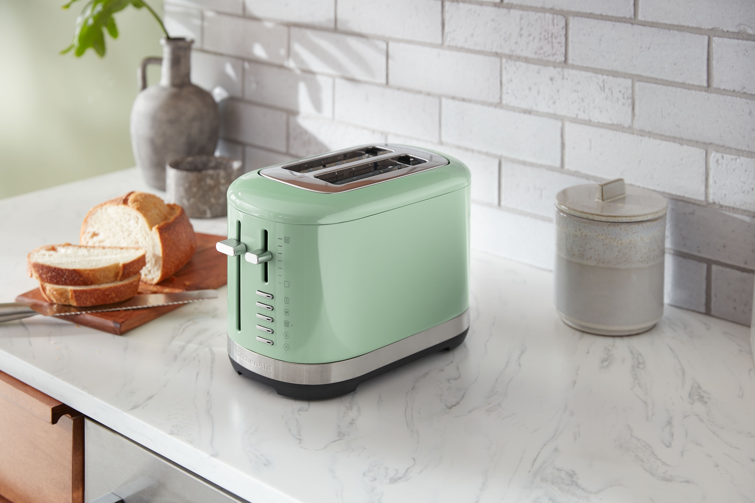 KitchenAid Toaster »5KMT2109EPT pistazie«, 2 Schlitze, 980 W