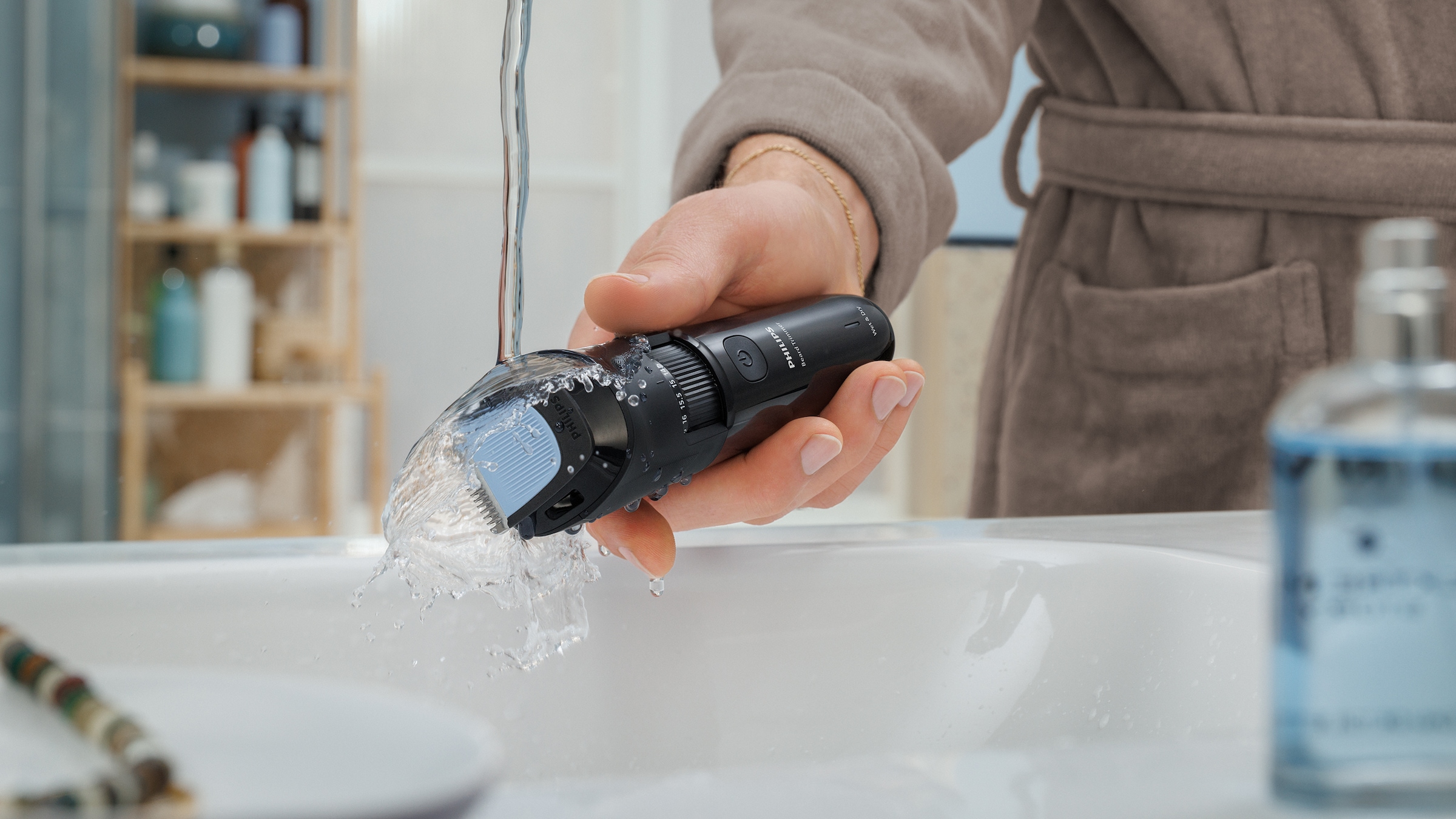 Philips Bartschneider »Serie 3000 BT3620/15«, 2 Aufsätze, mit 40 einstellbaren Schnittlängen, inkl. Reinigungsbürste