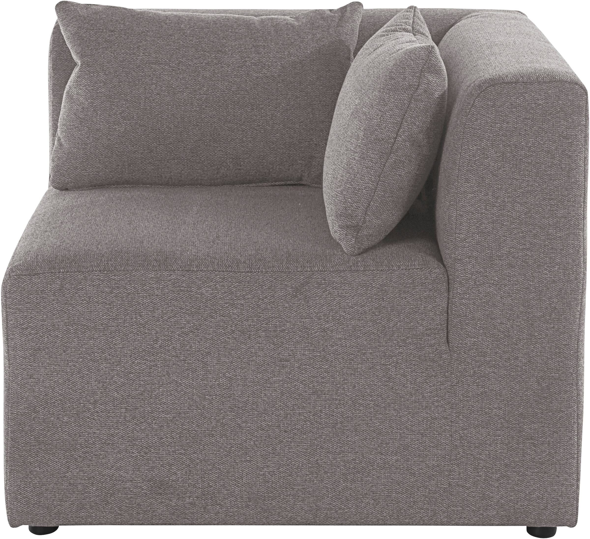 Leonique Sofa-Eckelement »Alexane«, Armlehne wählbar, in vielen Bezugsqualitäten und Farben