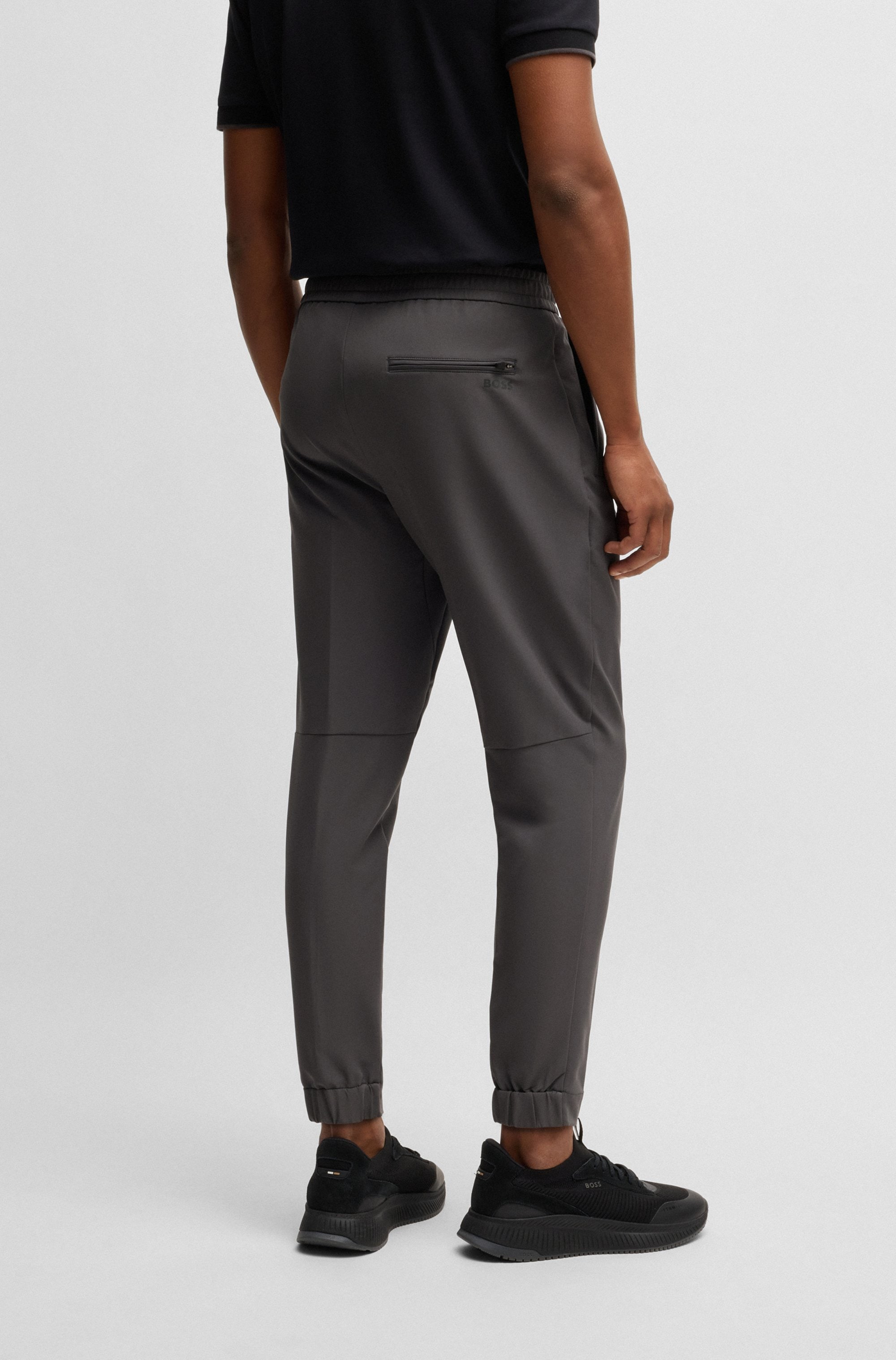BOSS GREEN Stretch-Hose »T_Flex«, mit elastischem Bund und Kordelzug