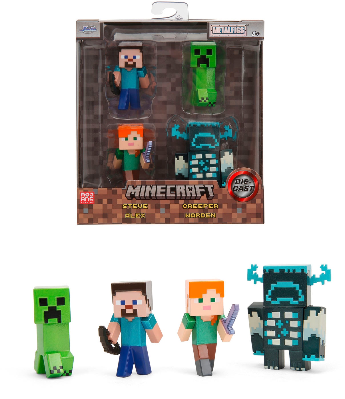 Spielfigur »Minecraft«, (Set, 4 tlg.)