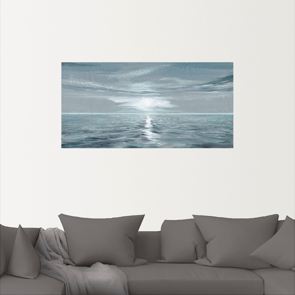 Artland Wandbild »Eisblaues Meer«, Gewässer, (1 St.)