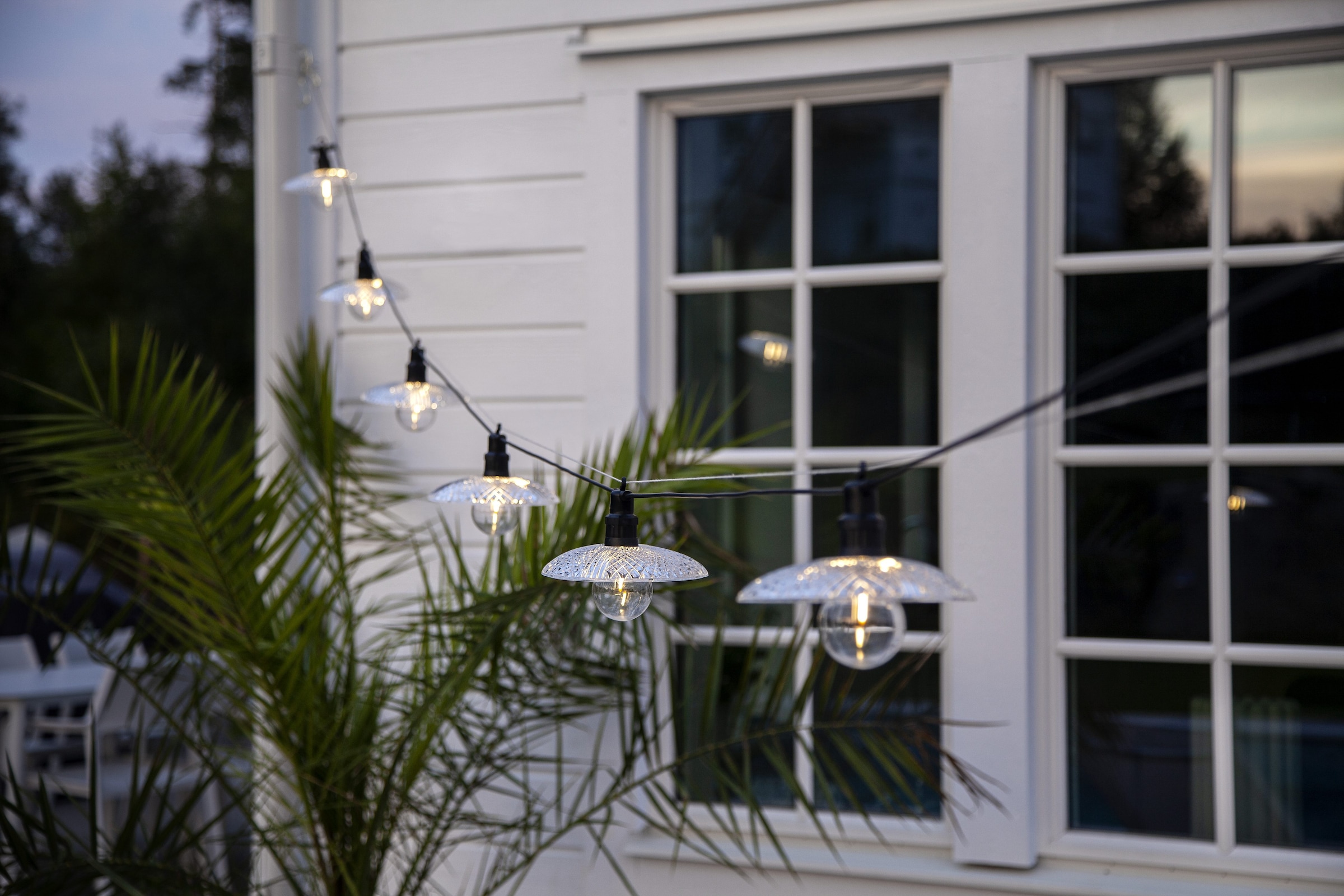 Parforce Traditional Hunting LED-Lichterkette »Glassy Light« 6 Stk.-flammig ca. 15,5x14 cm, ca. 3,5m lang, 3m Zuleitung, Trafo, outdoor