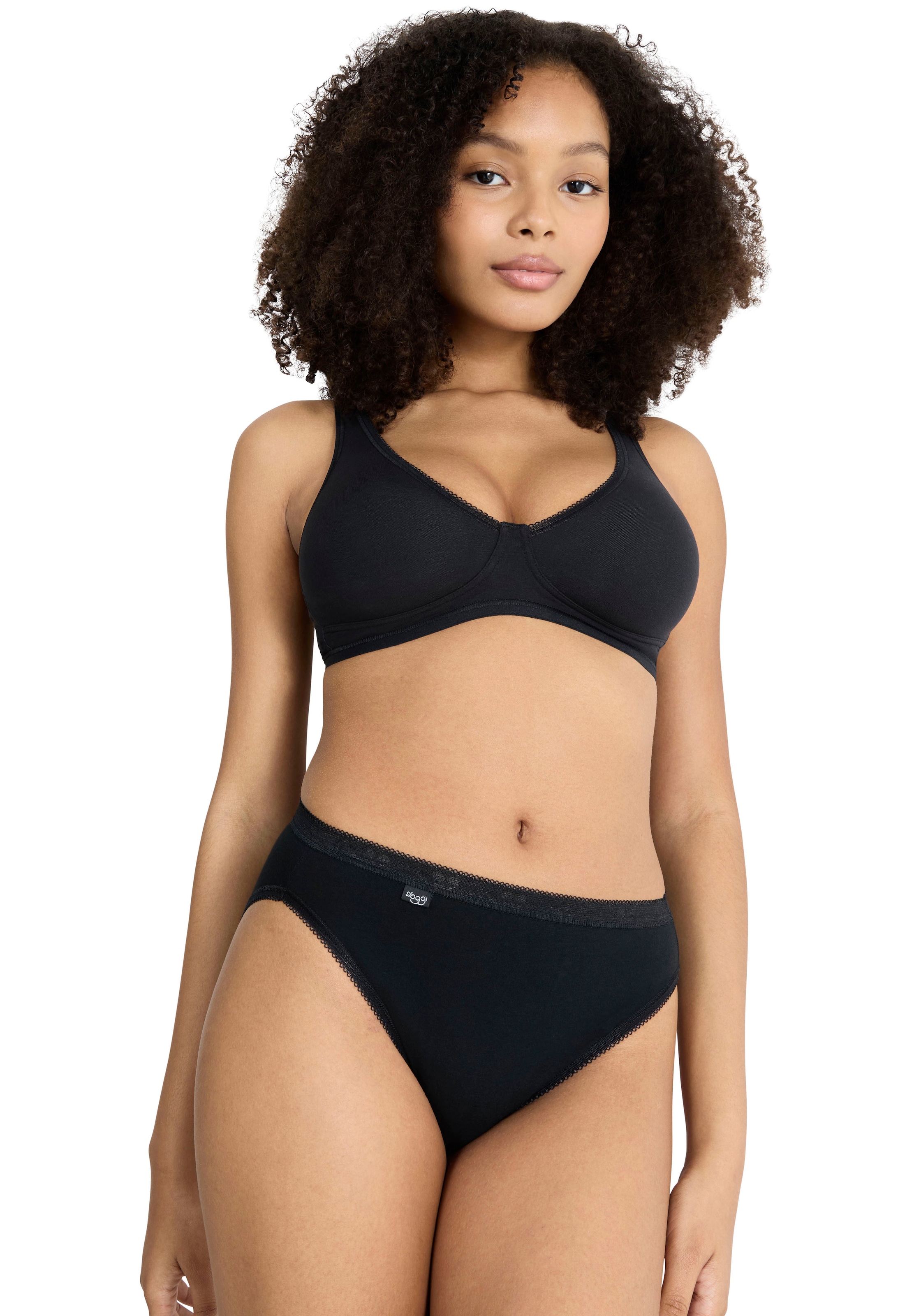 sloggi Taillenslip »Basic+« 4er Pack,  weich, Baumwollmix, Multipack, elastisch