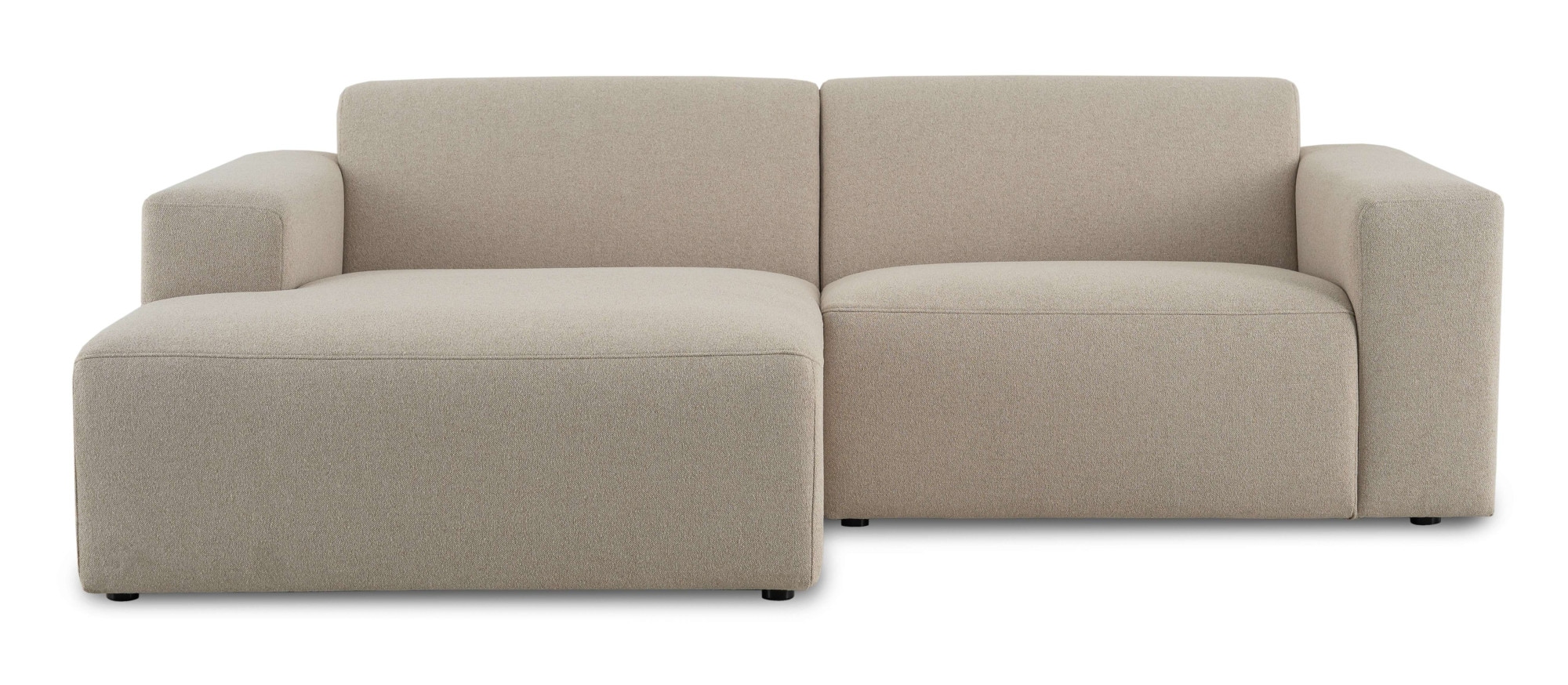 INOSIGN Ecksofa »Koa,228cm, L-Form, Modulsofa, Webstoff, Cord, Struktur«, Designsofa, weicher Lounge-Sitzkomfort, Welleunterfederung, bodentief