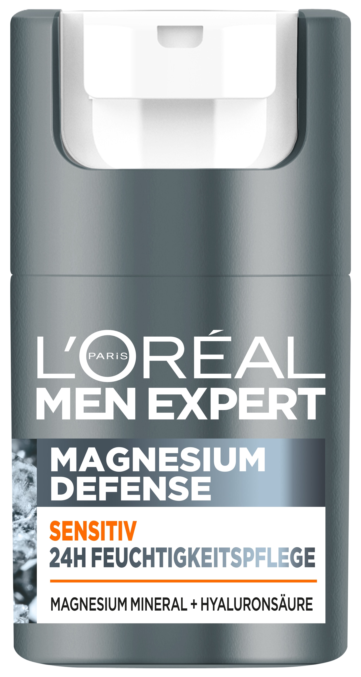 L'ORÉAL PARIS MEN EXPERT Gesichtsgel »Magnesium Defense Pflege« für emfpindliche Haut, mit Hyaluronsäure, feuchtigkeitsspendend