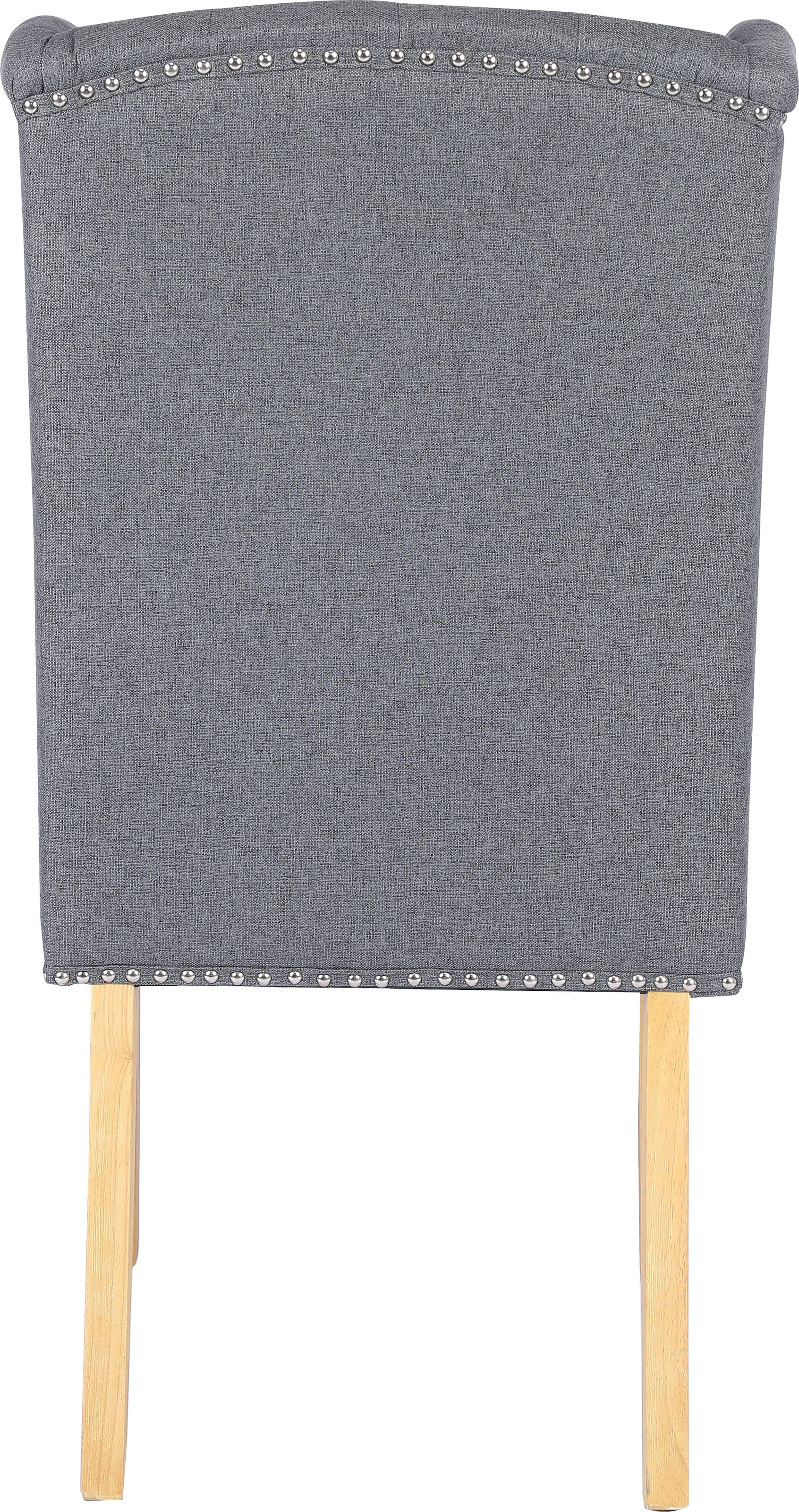 Home affaire Esszimmerstuhl »Liao, 2er-Set«, (Set), pflegeleichter Webstoff Bezug, Knopfheftung, Sitzhöhe ca. 50 cm