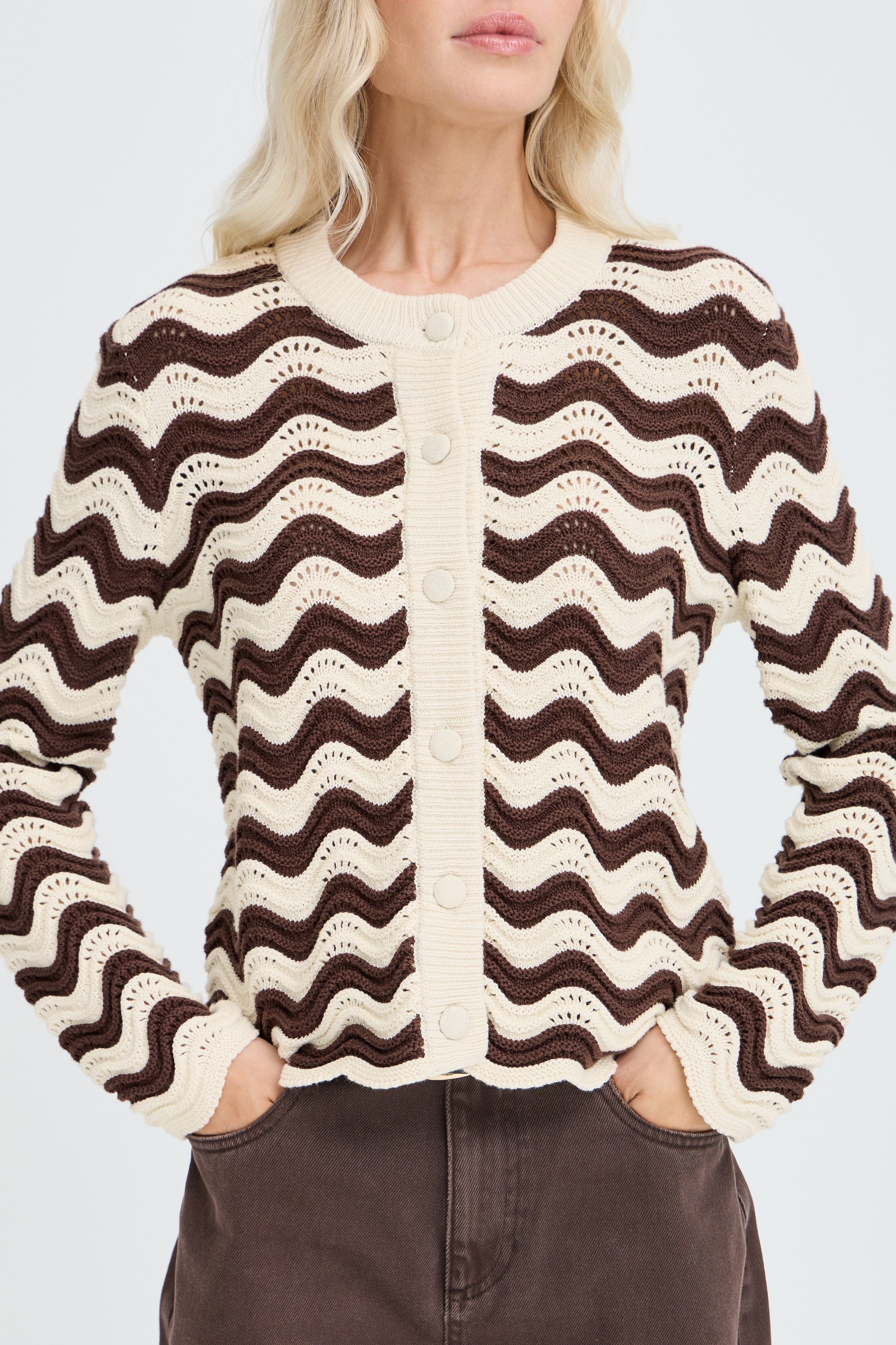 b.young Strickjacke »Damen Strick-Cardigan langarm BYMAGIO«